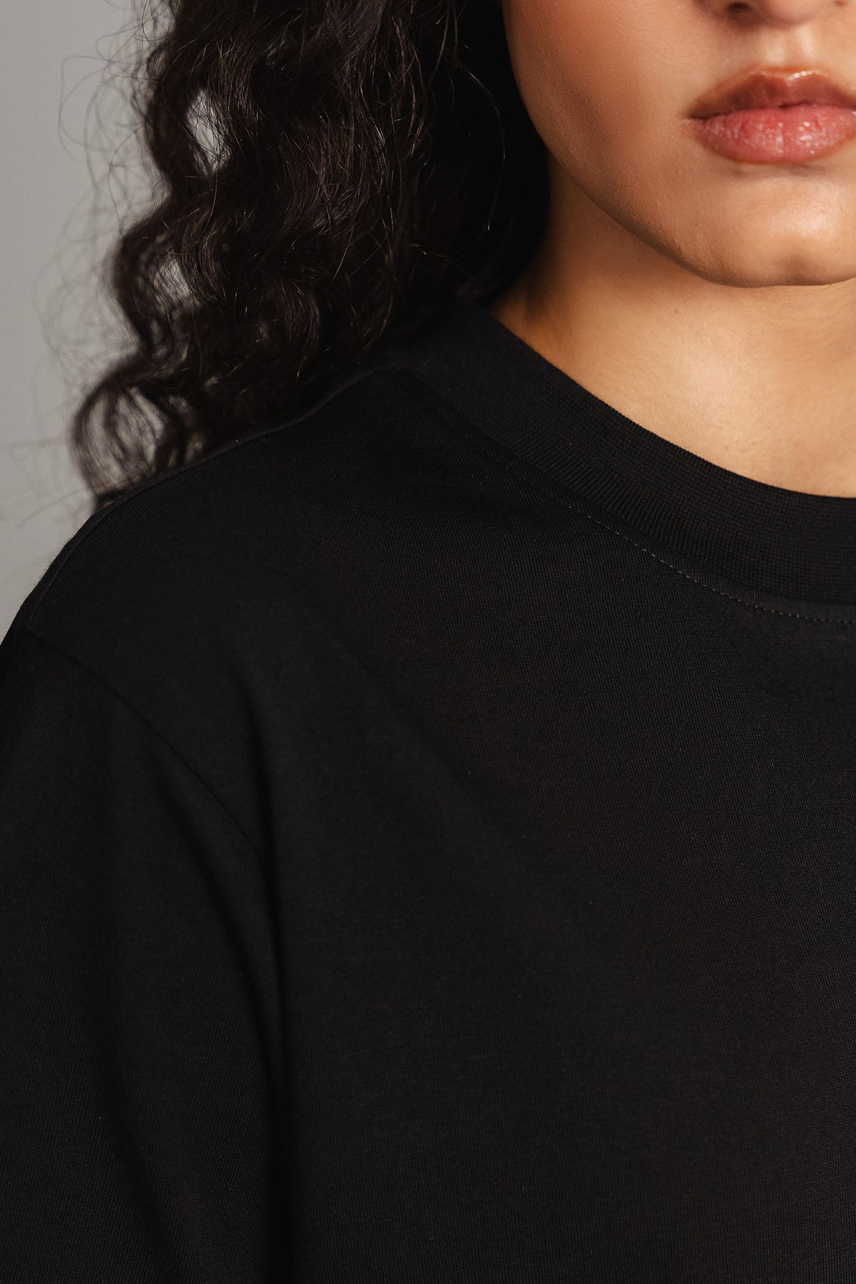 CROPPED T-SHIRT SUPIMA COTTON