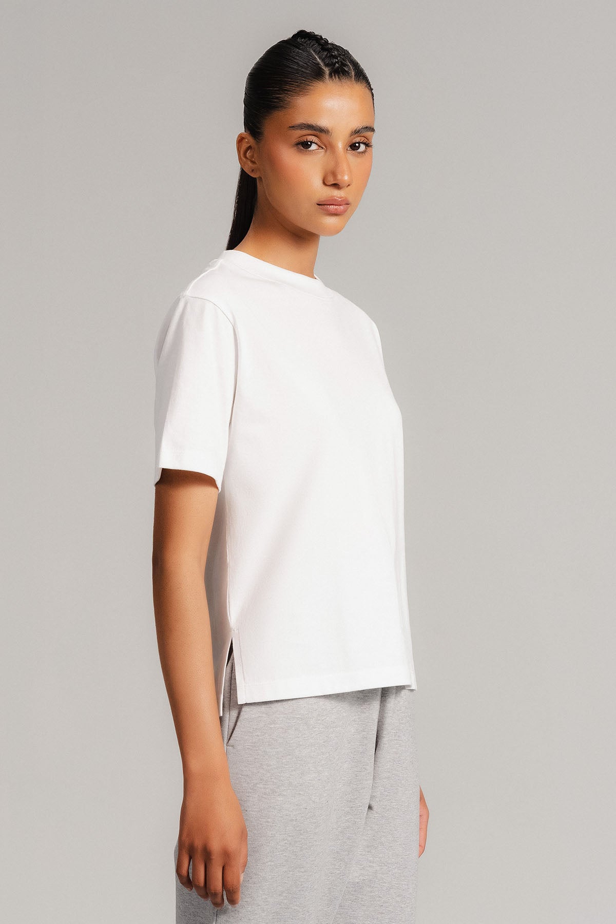 CROPPED T-SHIRT SUPIMA COTTON