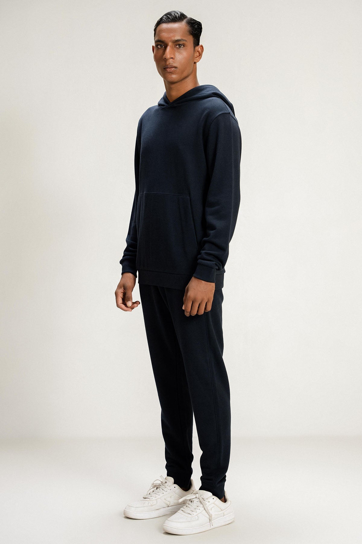 PULL OVER HOODIE - PIMA TERRY