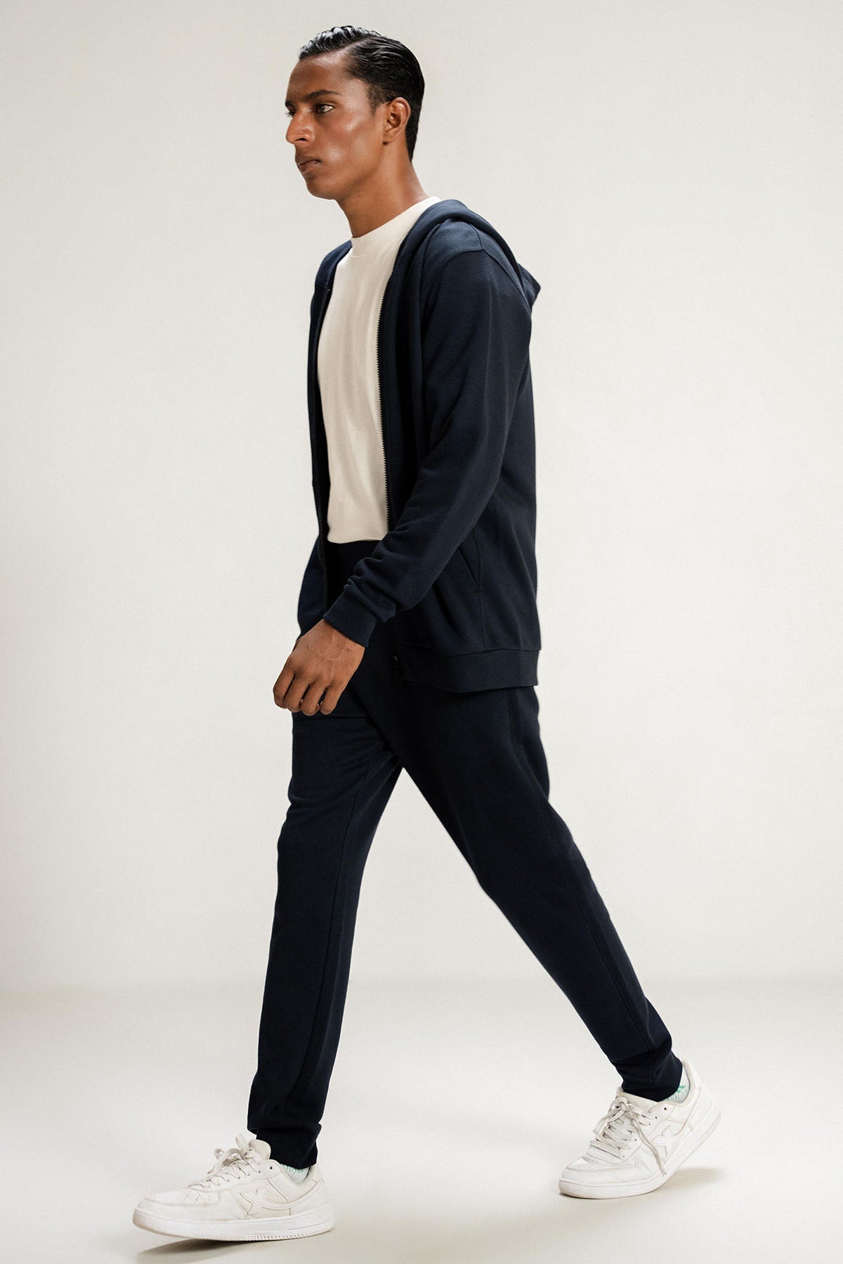 ZIP HOODIE JACKET - PIMA TERRY