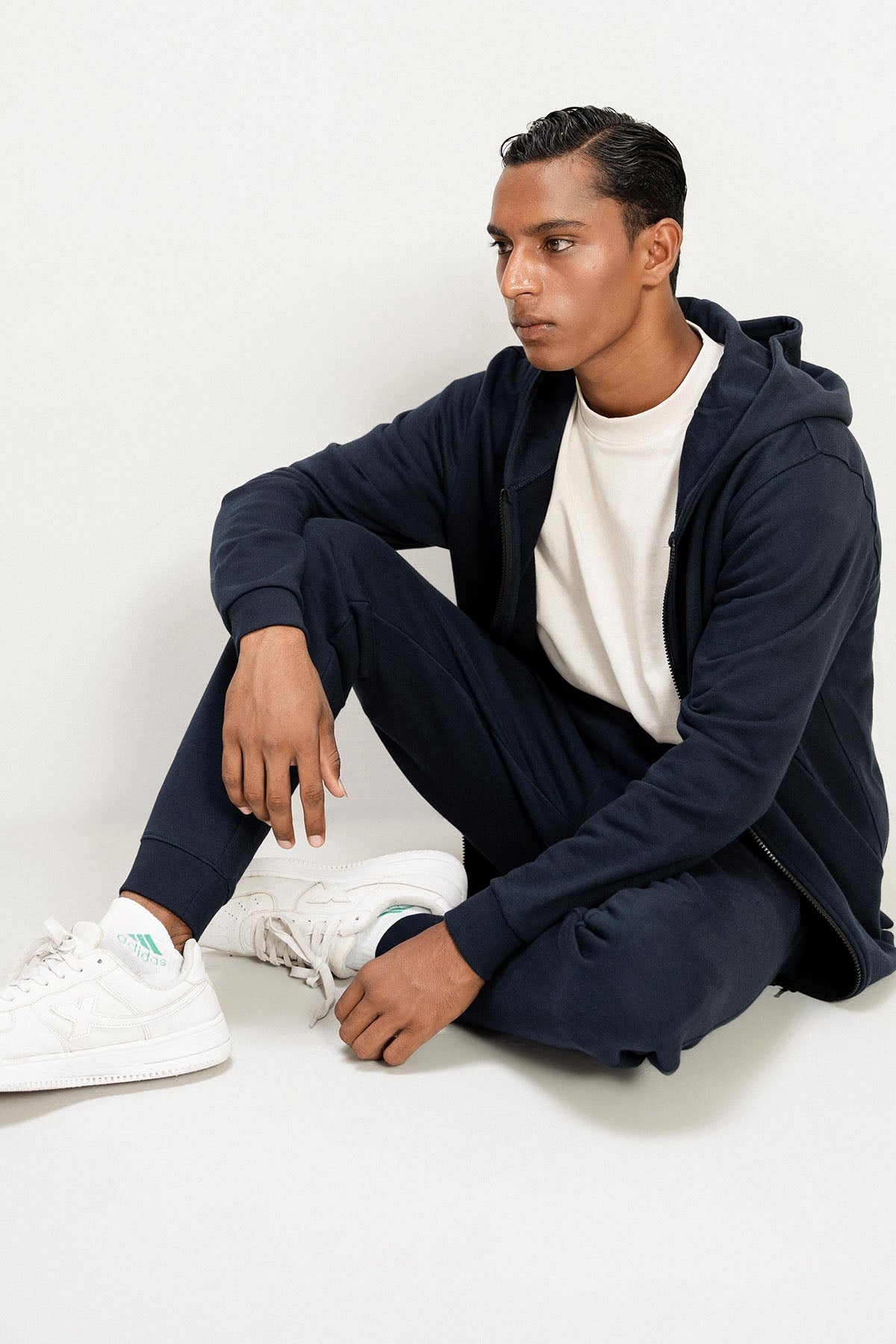 ZIP HOODIE JACKET - PIMA TERRY
