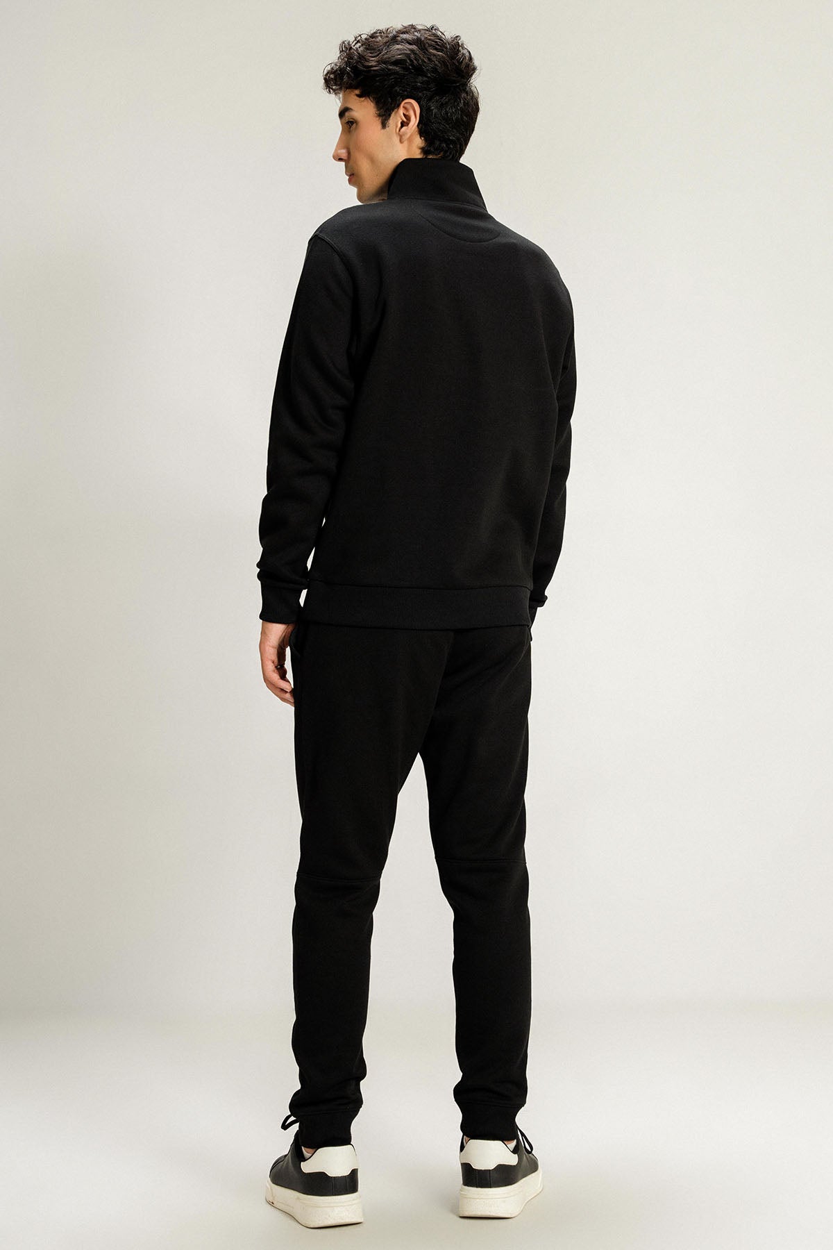 HALF ZIP SWEATSHIRT - PIMA FLEECE