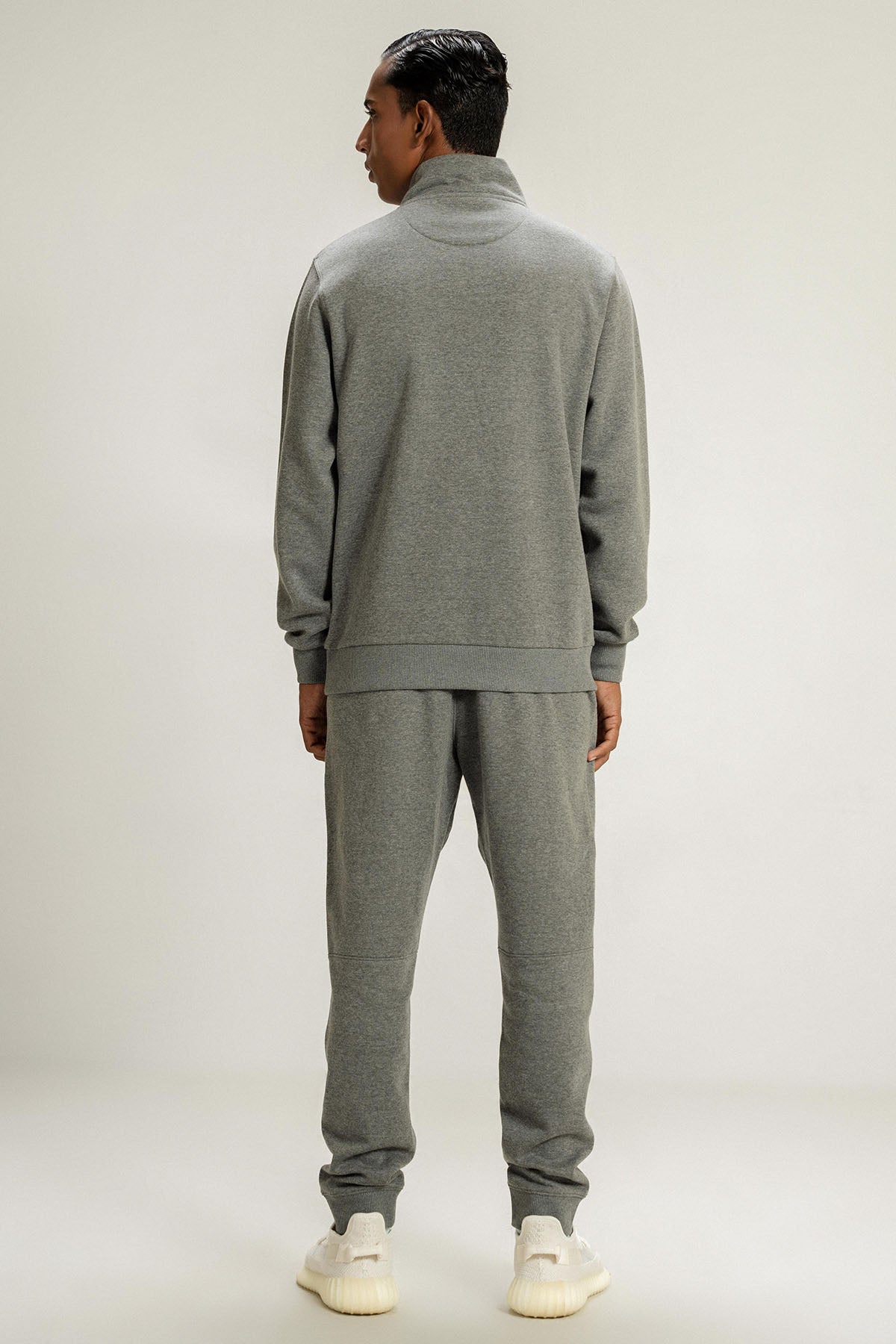 HALF ZIP SWEATSHIRT - PIMA FLEECE