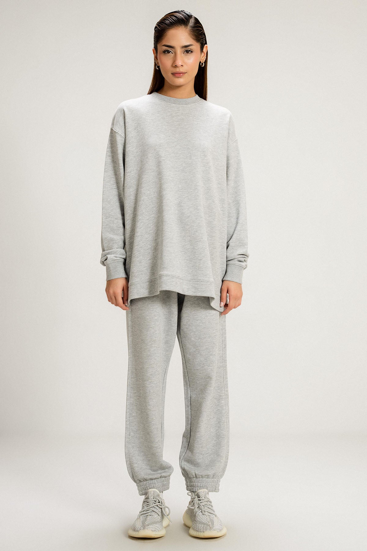 LONG SWEATSHIRT - PIMA TERRY