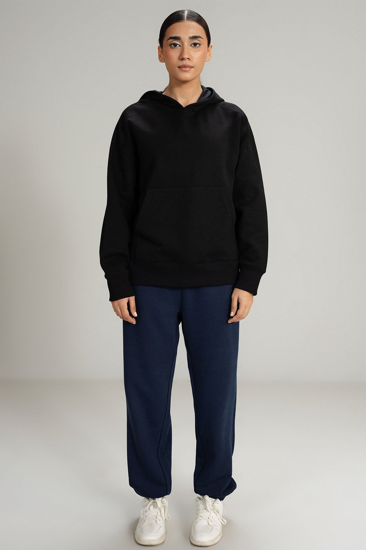 PULL OVER HOODIE - FLEECE