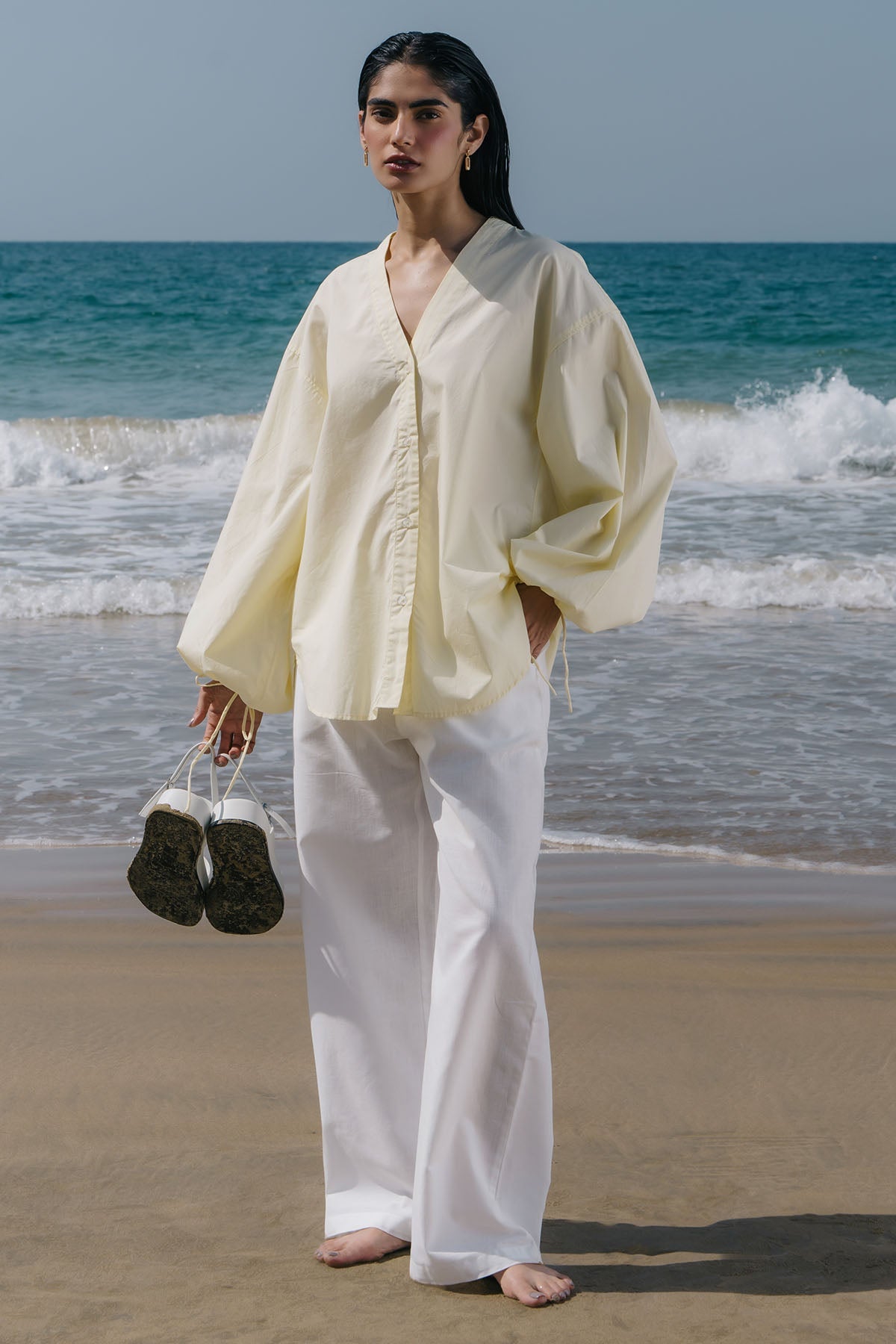 RELAXED LINEN PANTS