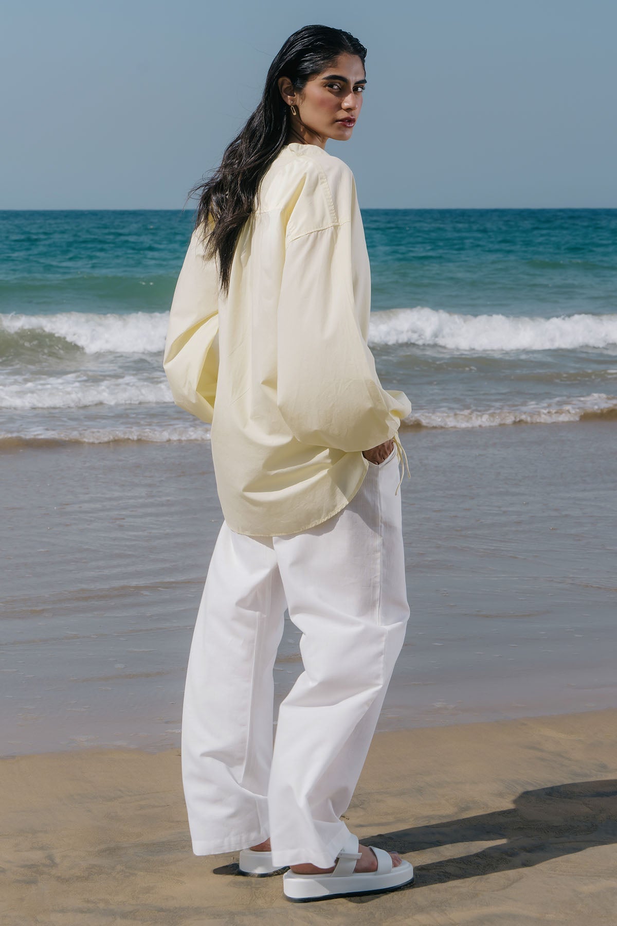 RELAXED LINEN PANTS