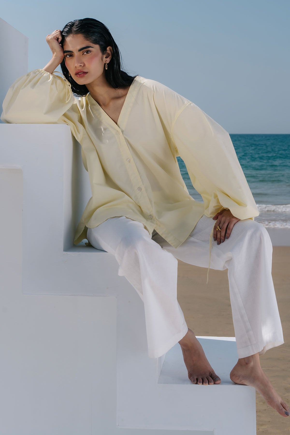 RELAXED LINEN PANTS
