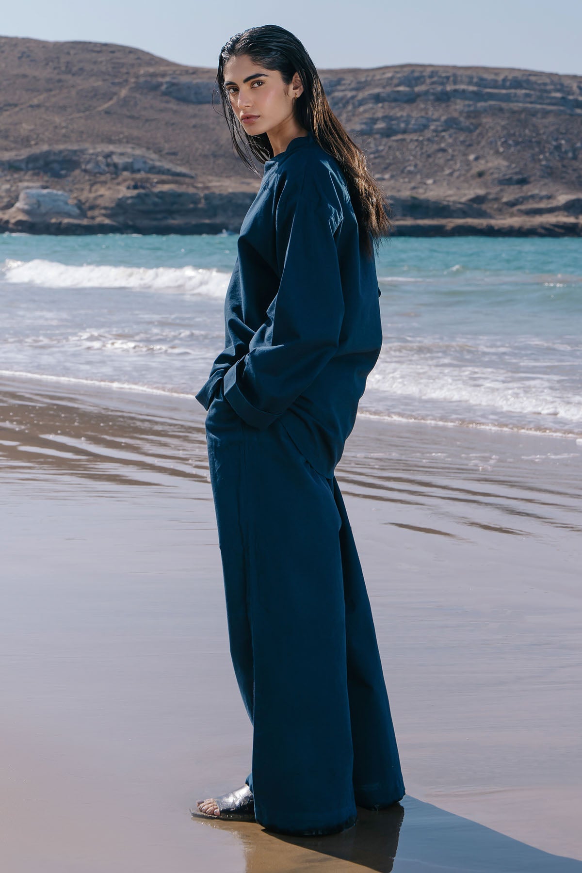 LINEN PALAZZO PANTS