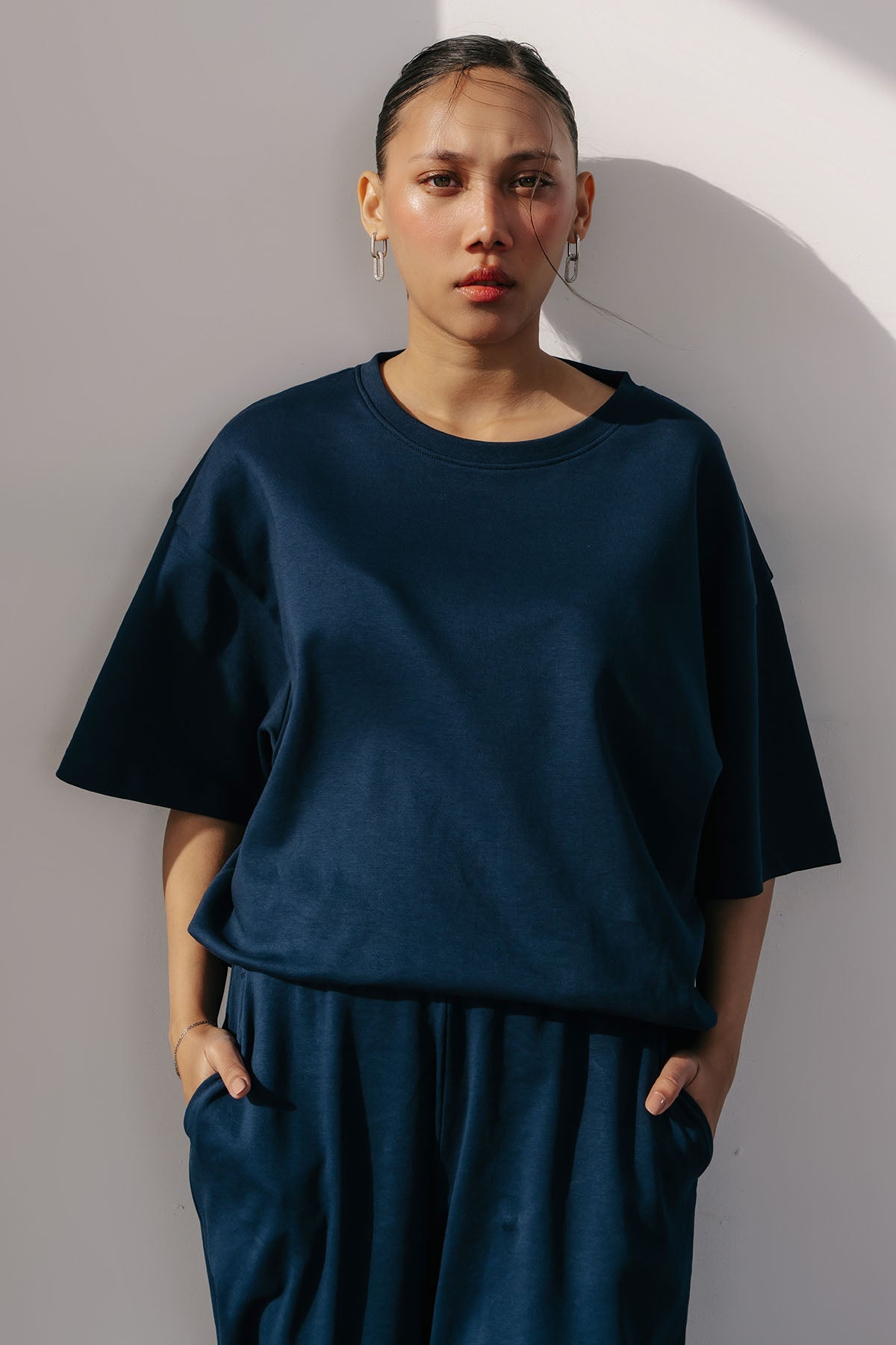 OVERSIZED - DOUBLE KNIT T-SHIRT LIGHT