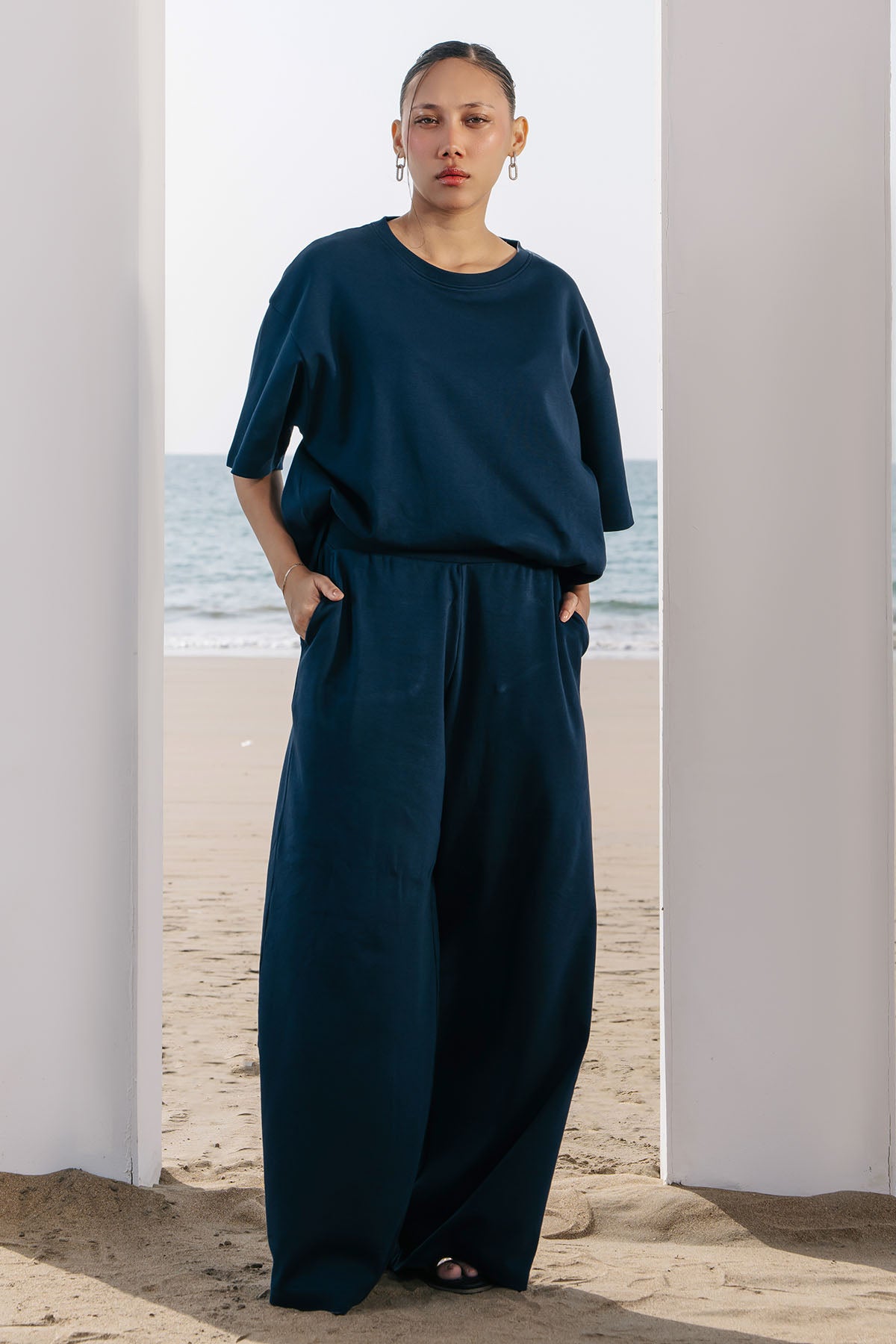 OVERSIZED - DOUBLE KNIT T-SHIRT LIGHT