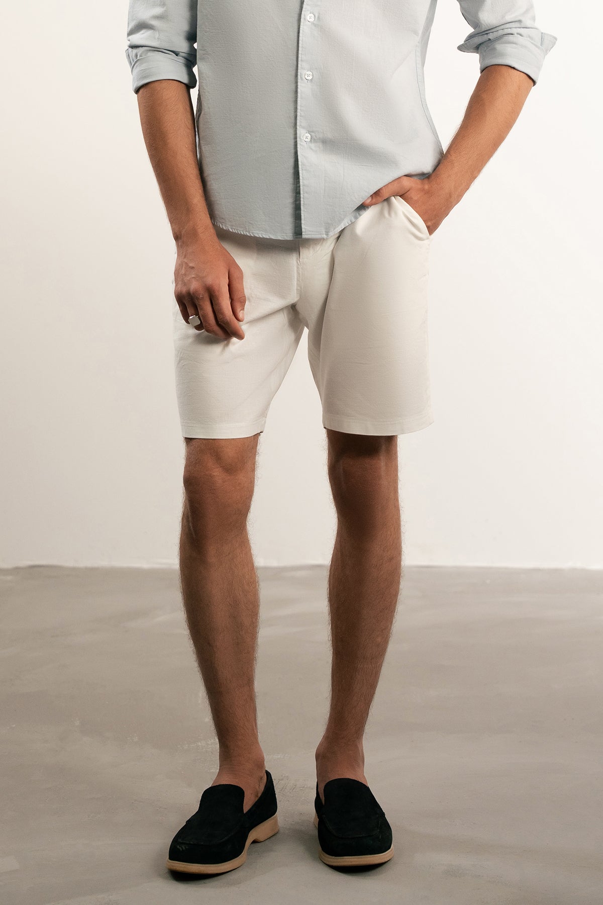 LINEN SHORTS