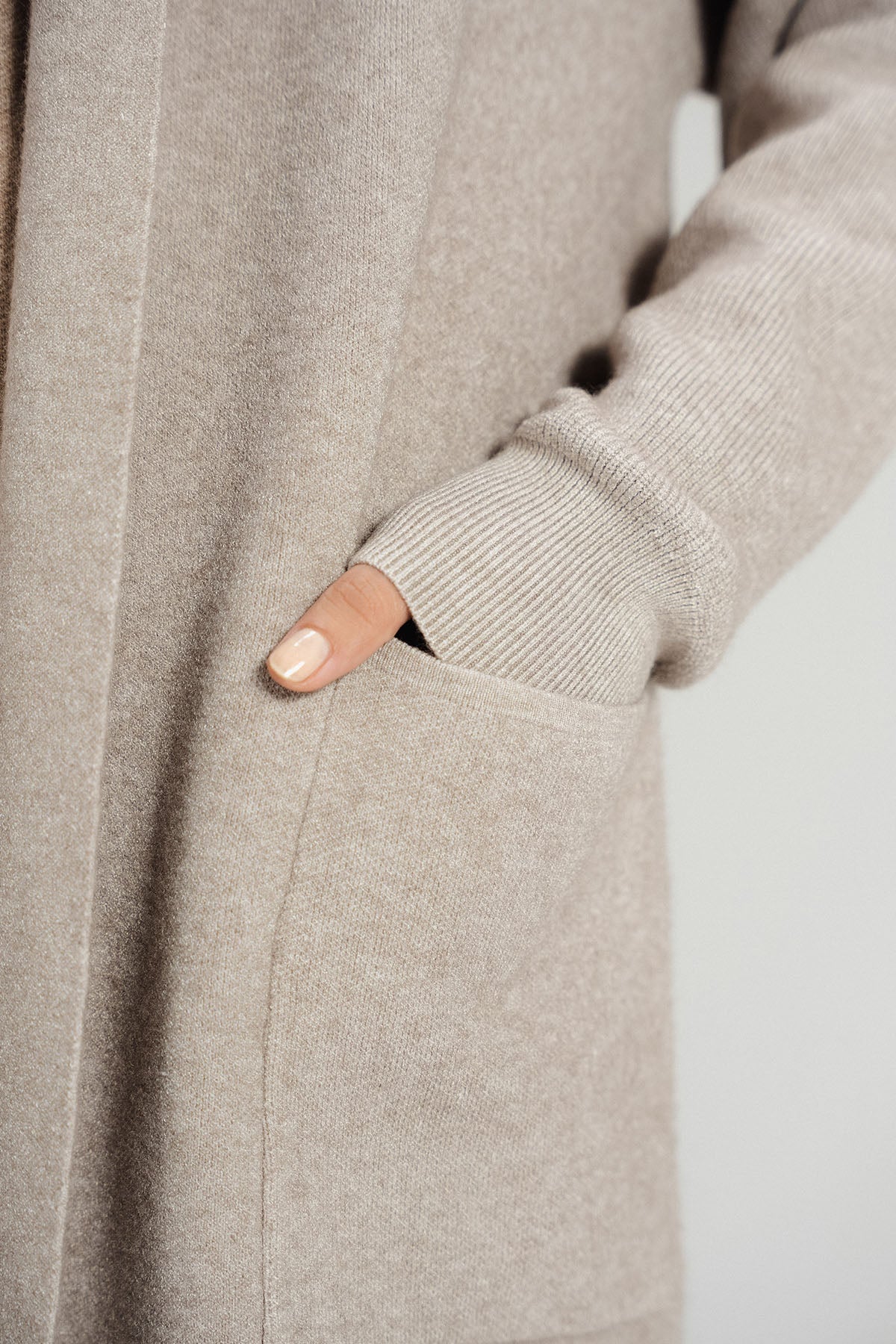 MINK CARDIGAN - KNIT WEAR