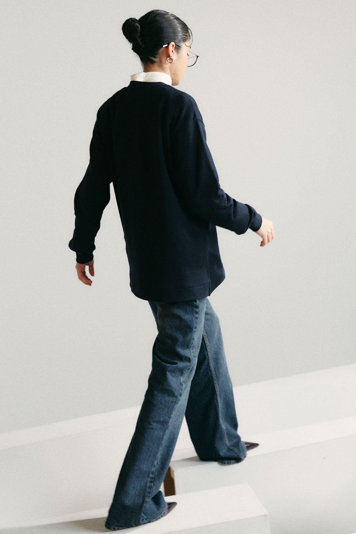 LONG SWEATSHIRT - PIMA TERRY