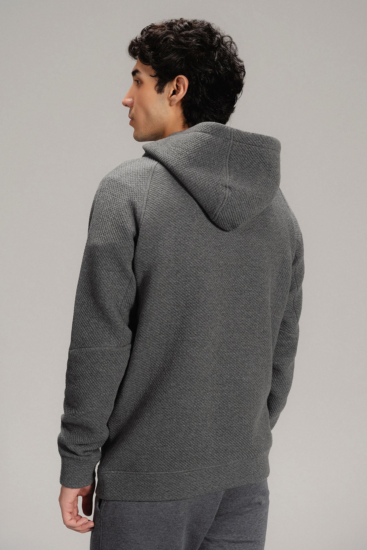 TEXTURED HOODIE