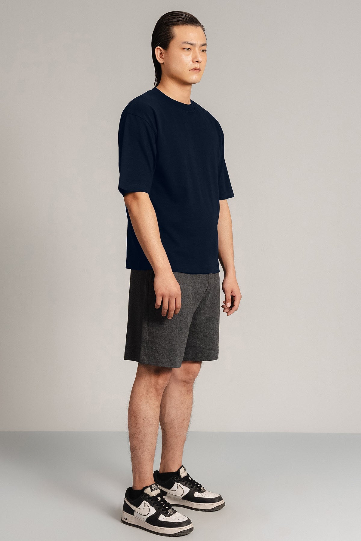 MEN OVERSIZED-DOUBLE KNIT T-SHIRT