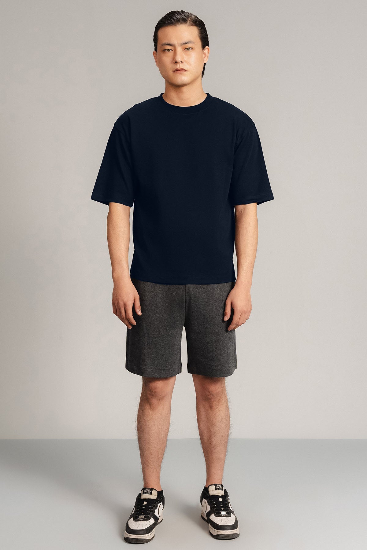 MEN OVERSIZED-DOUBLE KNIT T-SHIRT