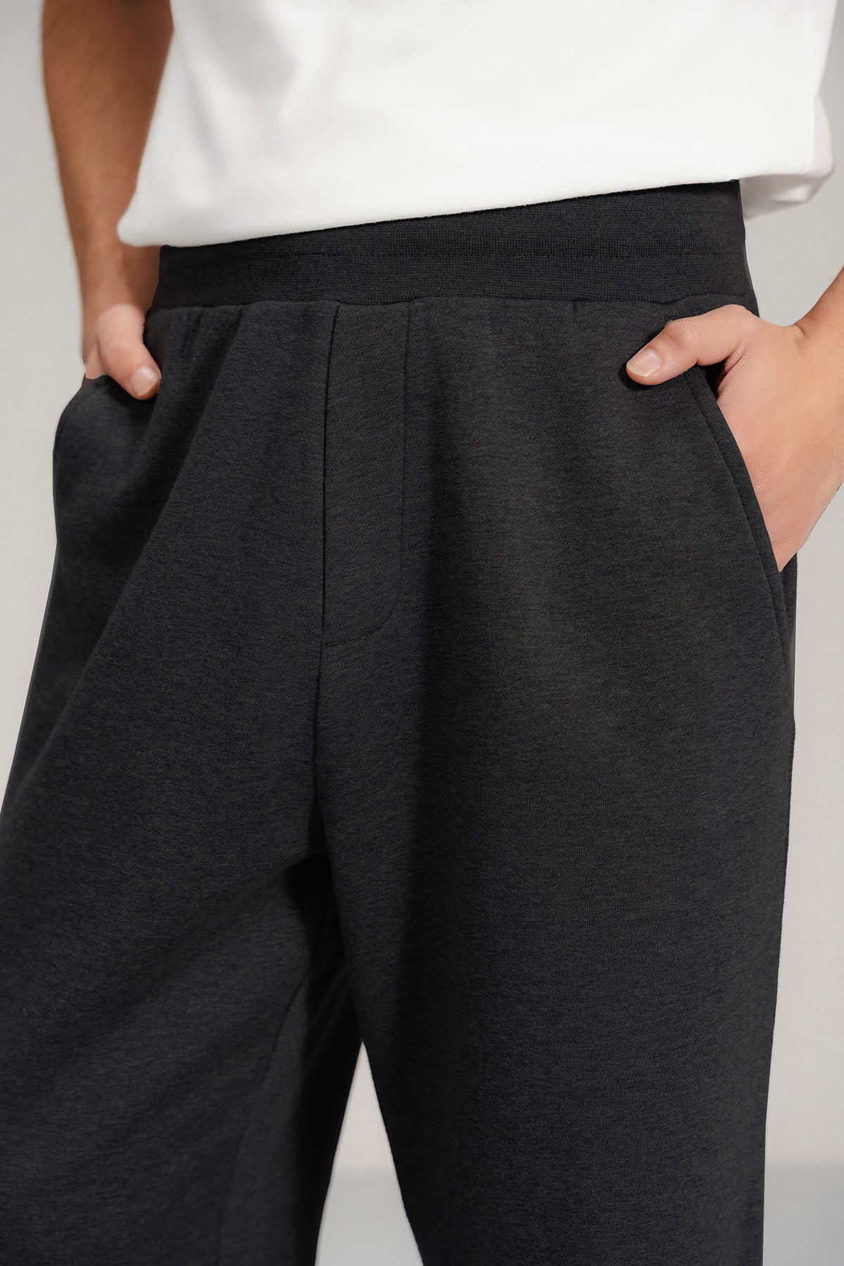 WIDE LEG PANT- PIMA FLEECE