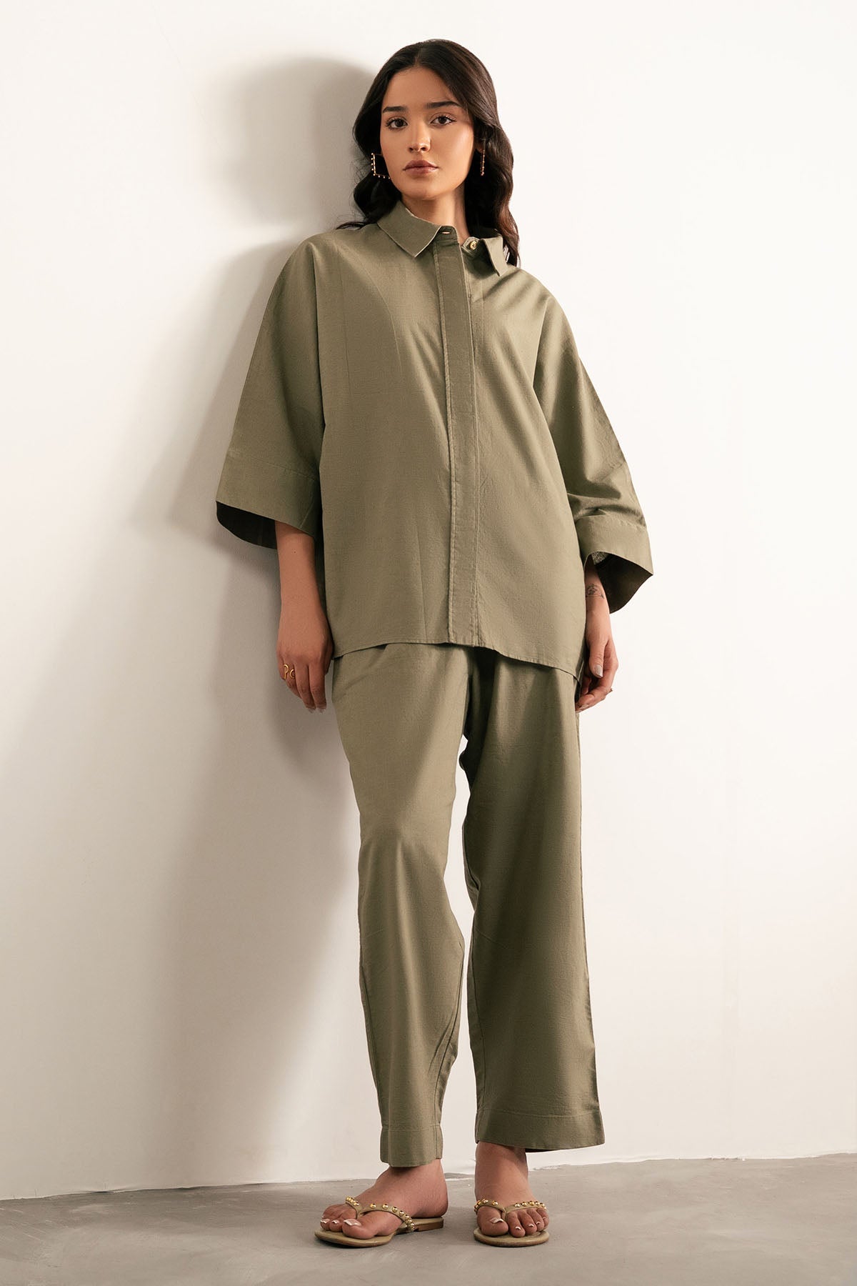 RELAXED LINEN PANTS