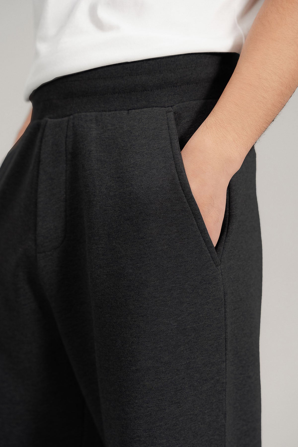 WIDE LEG PANT- PIMA FLEECE