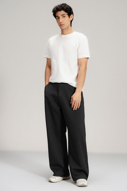 WIDE LEG PANT- PIMA FLEECE
