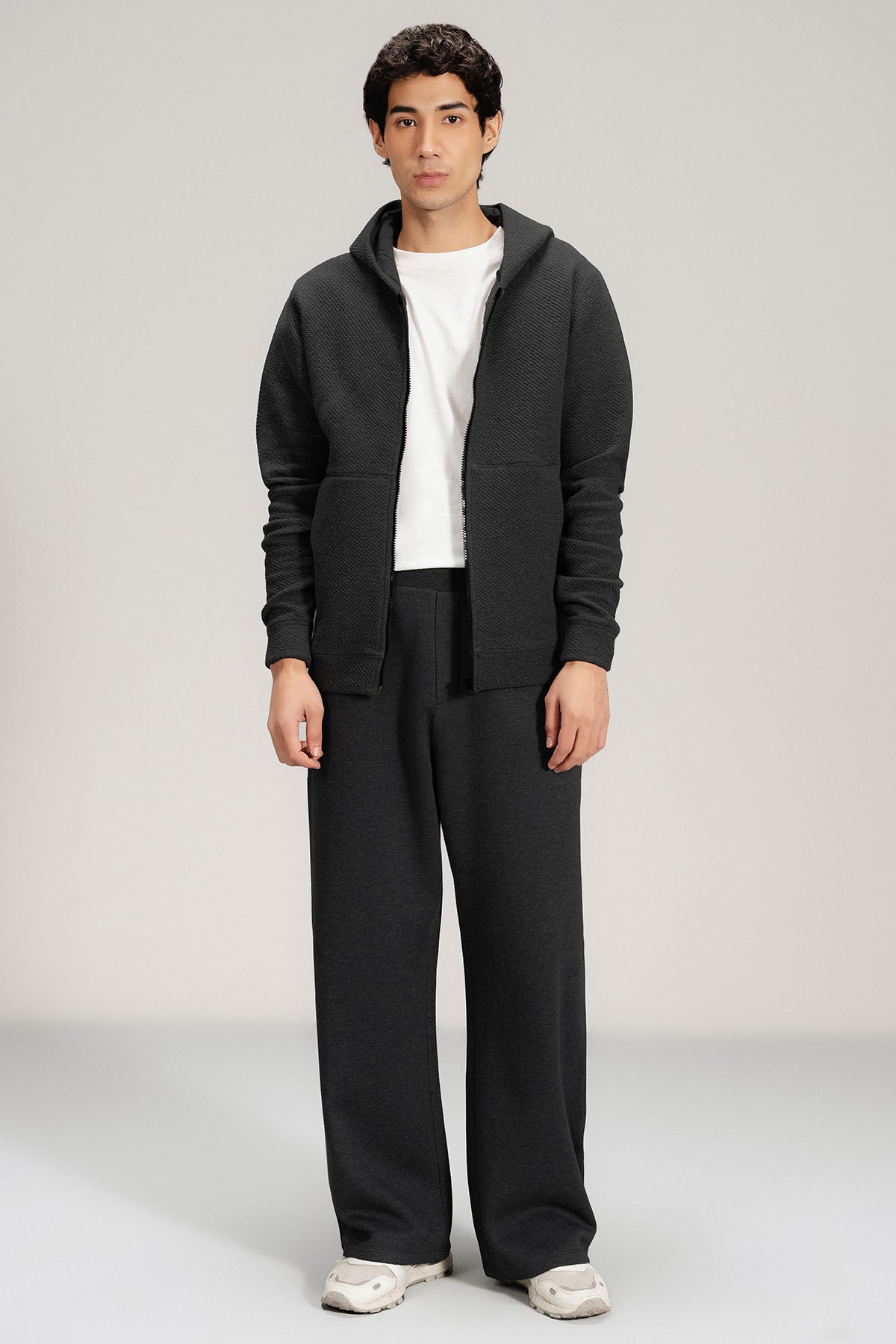 WIDE LEG PANT- PIMA FLEECE