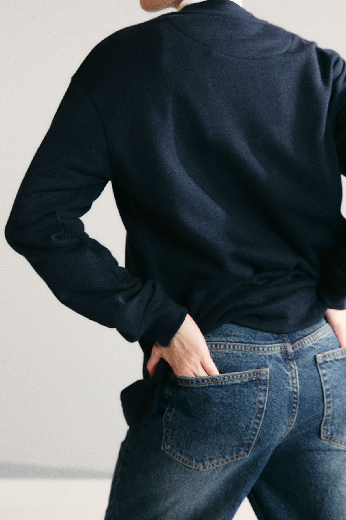 LONG SWEATSHIRT - PIMA TERRY
