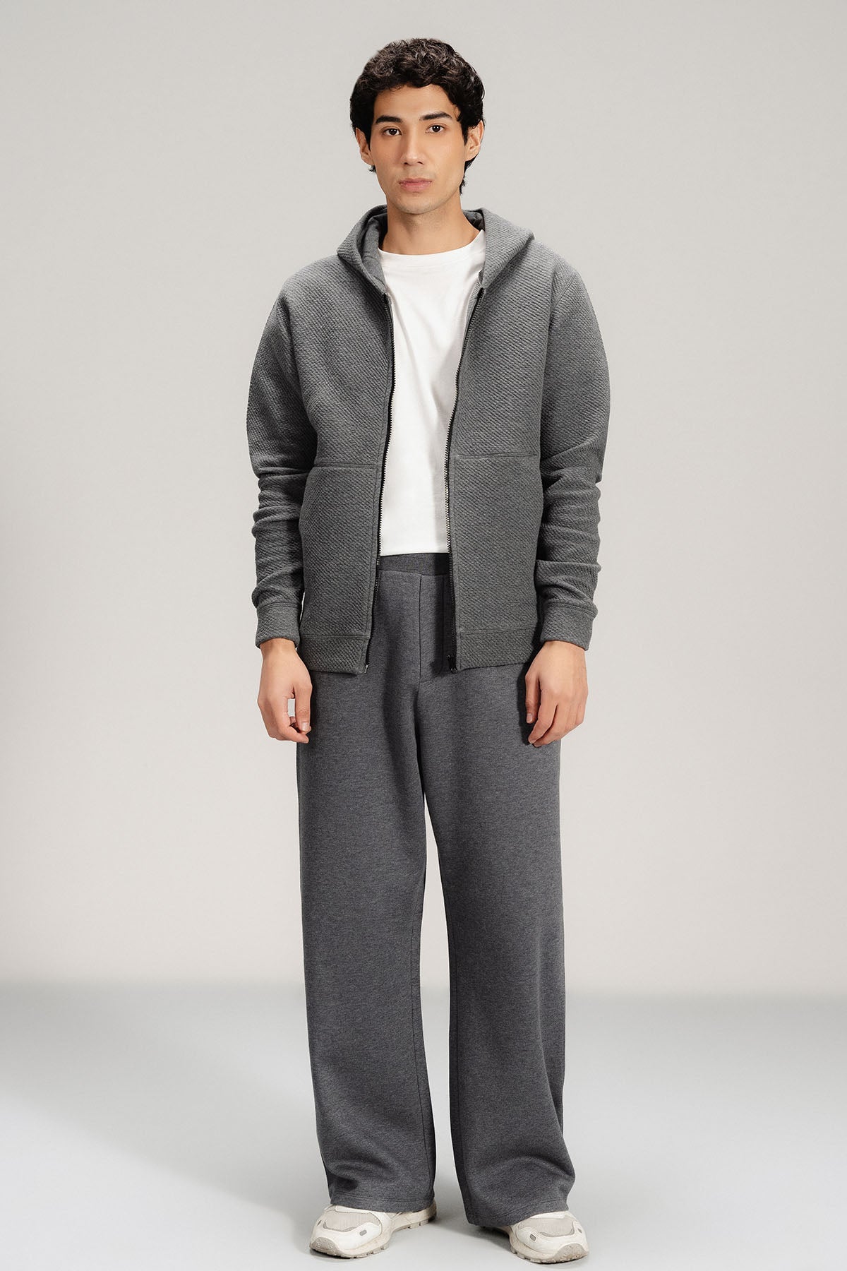 WIDE LEG PANT- PIMA FLEECE