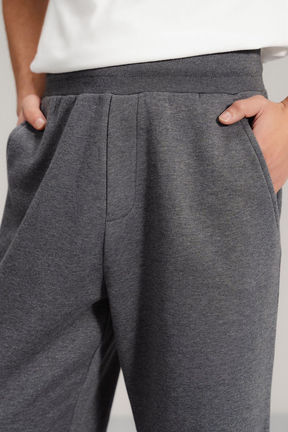 WIDE LEG PANT- PIMA FLEECE