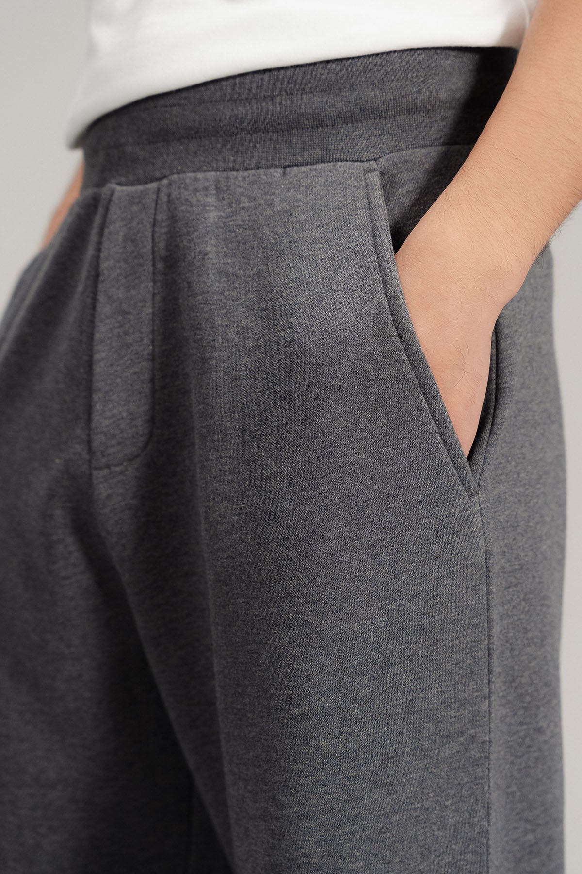WIDE LEG PANT- PIMA FLEECE