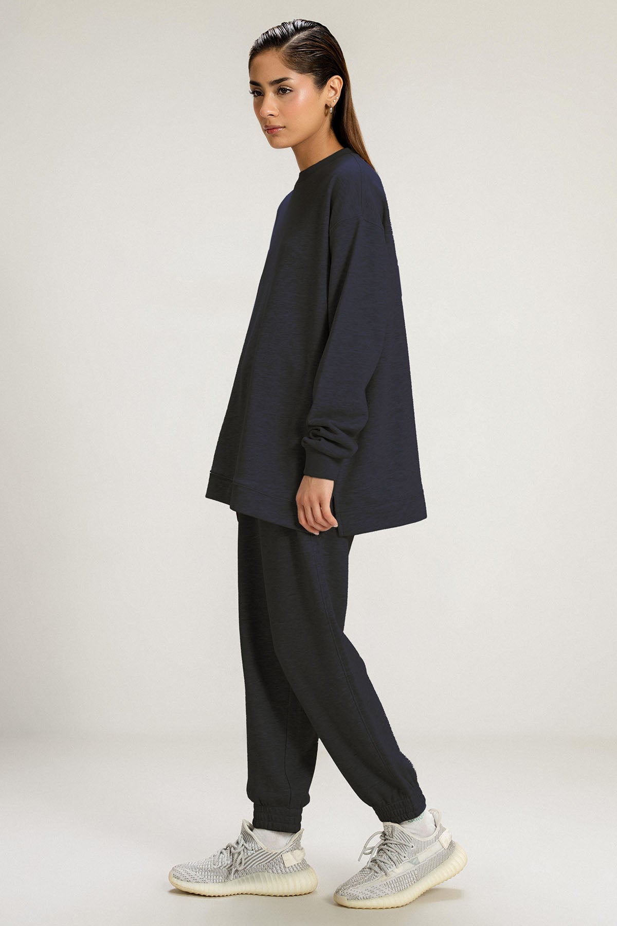 LONG SWEATSHIRT - PIMA TERRY