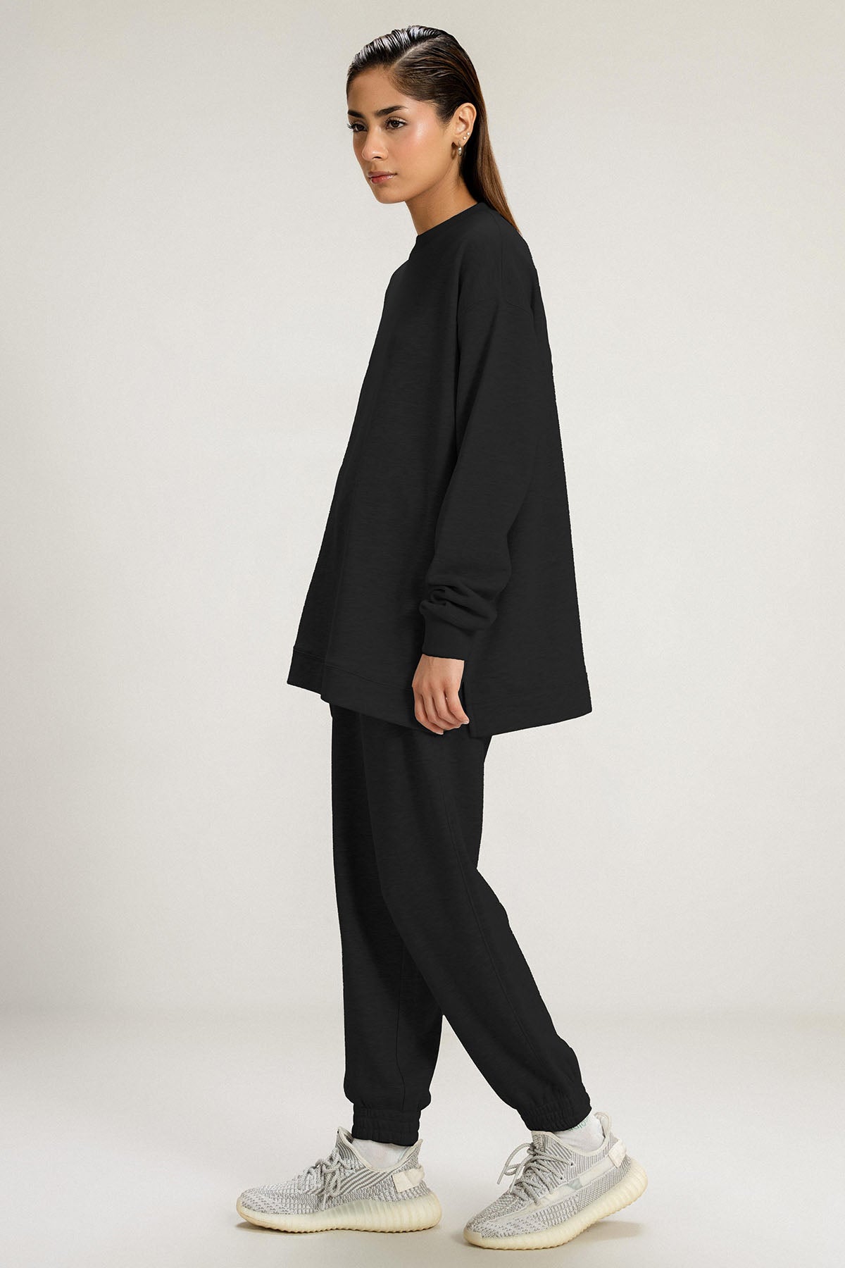 LONG SWEATSHIRT - PIMA TERRY