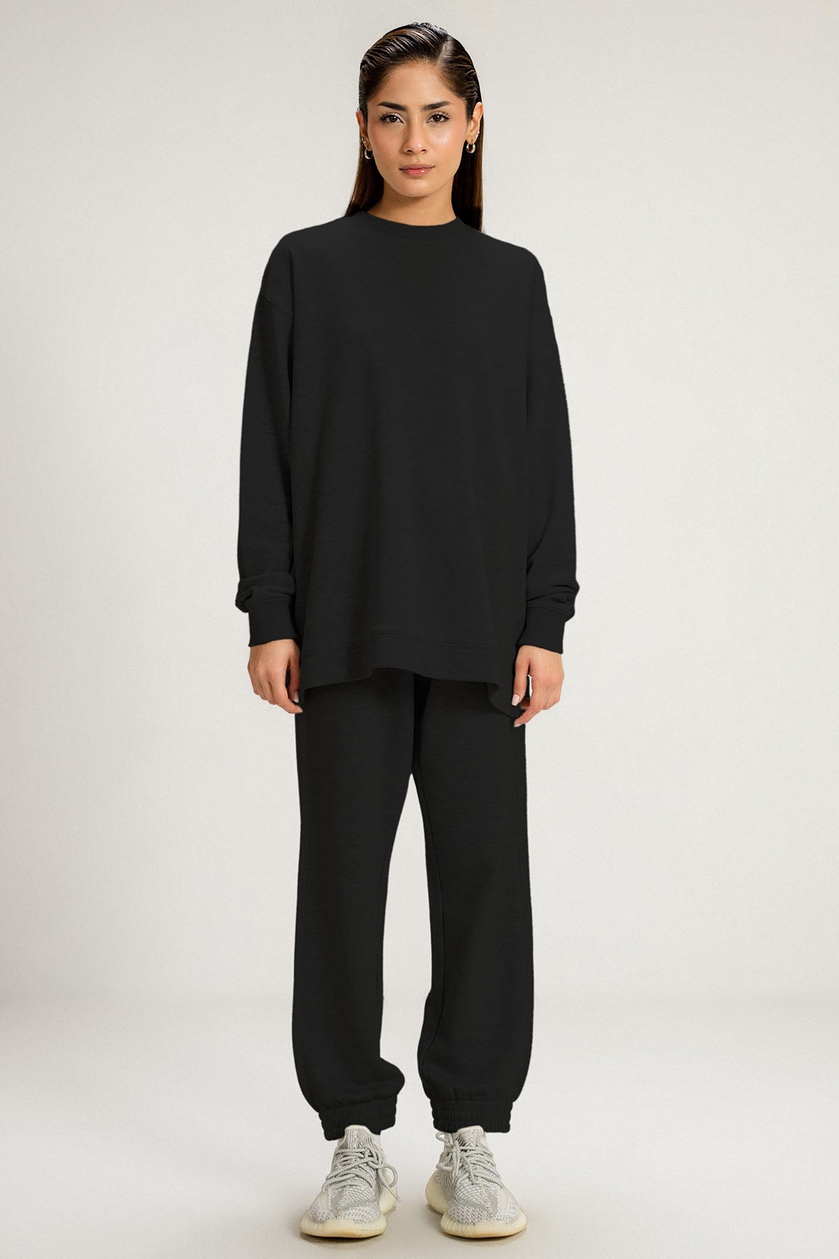 LONG SWEATSHIRT - PIMA TERRY