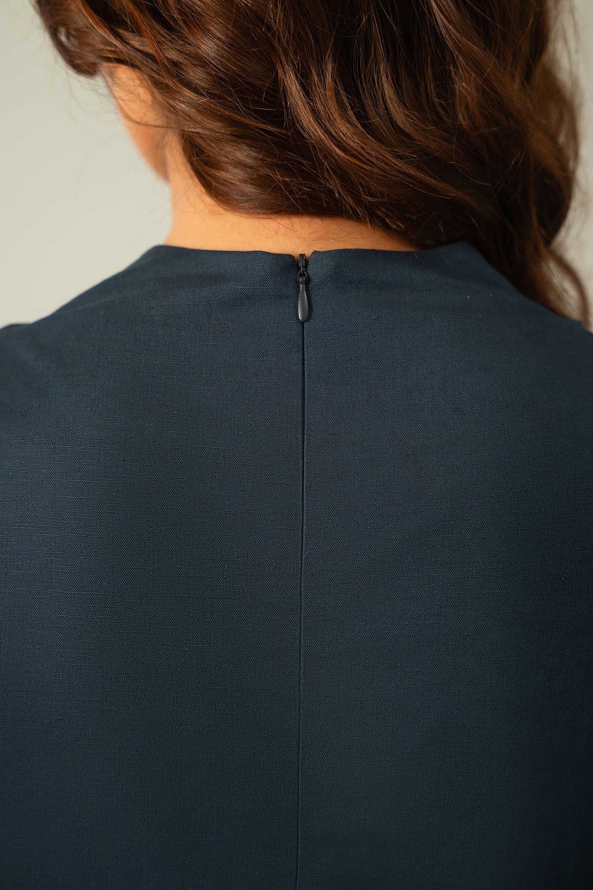 COWL NECK LINEN TOP