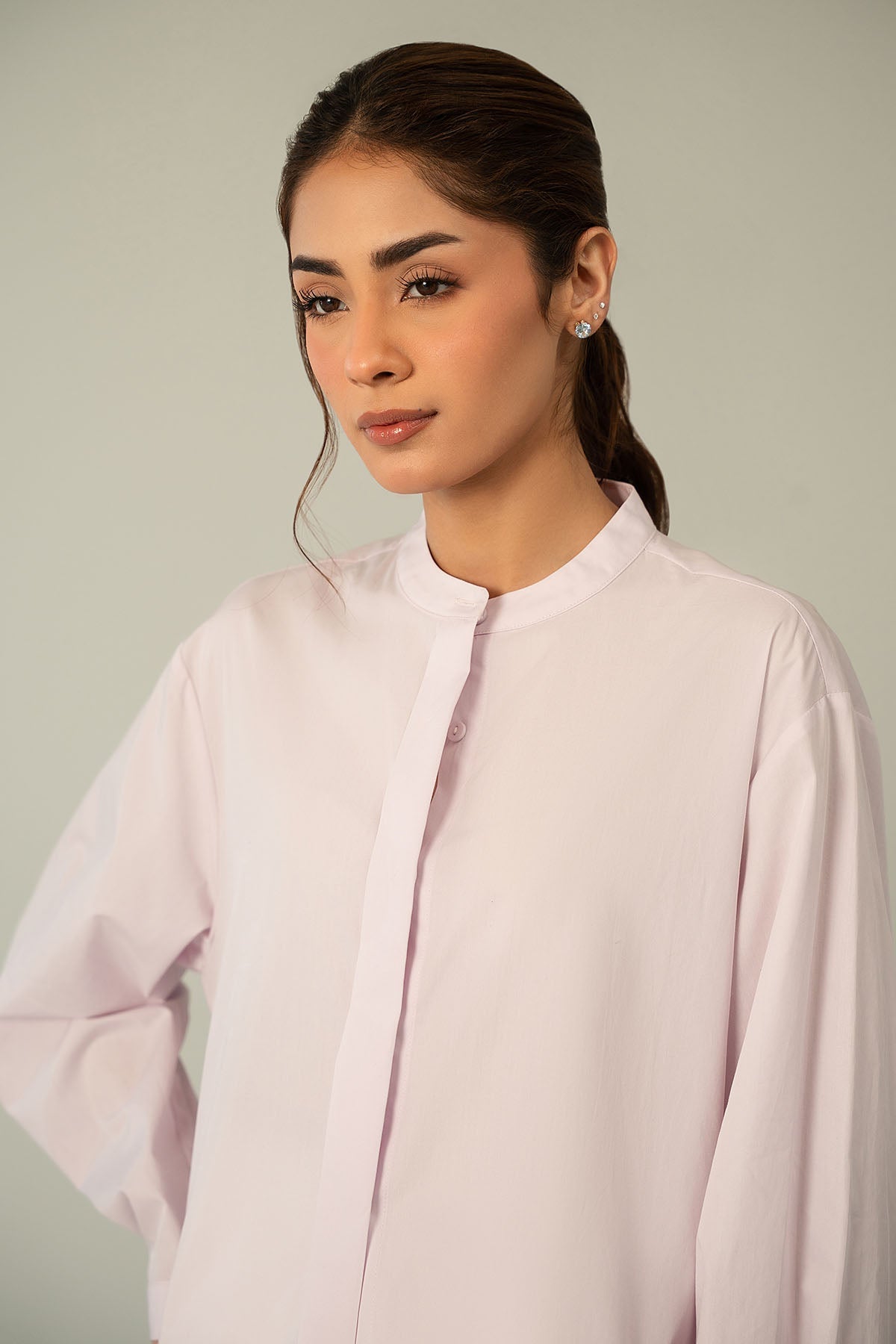 BUTTON DOWN LONG TUNIC