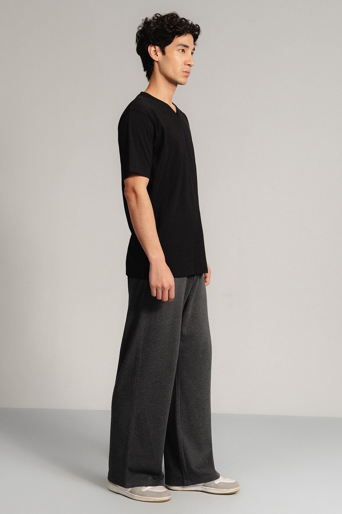 WIDE SWEATPANTS - DOUBLE KNIT MEN LIGHT