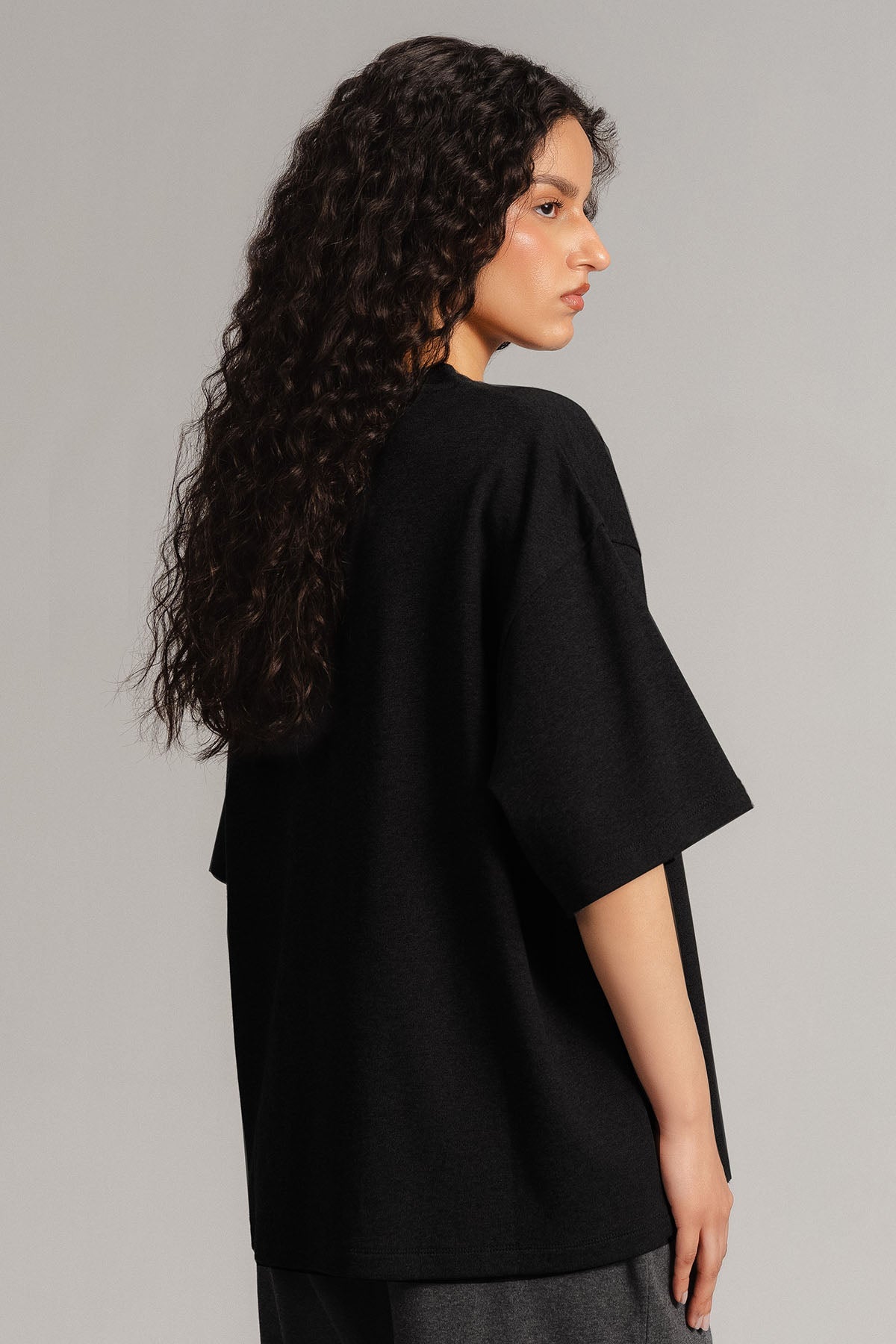 OVERSIZED - DOUBLE KNIT T-SHIRT LIGHT