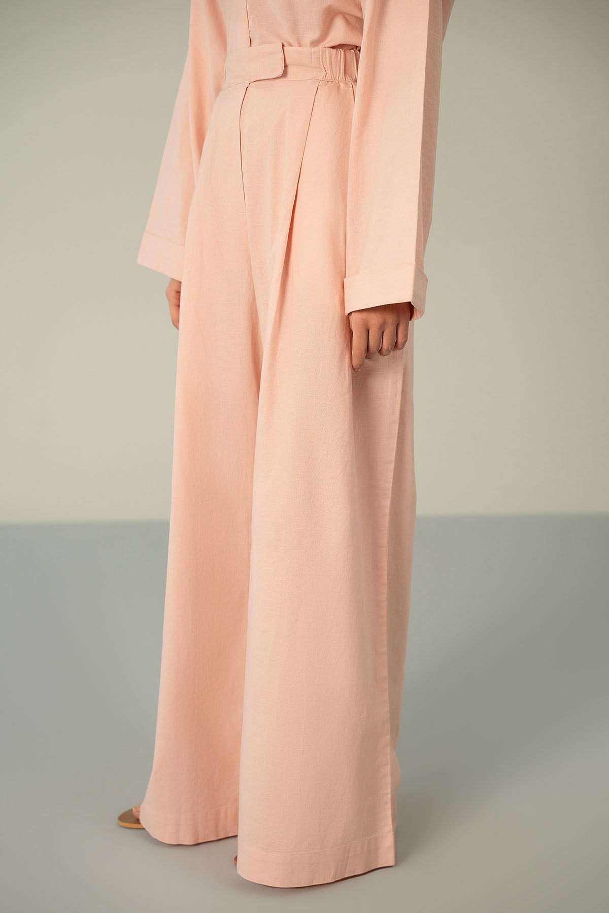 LINEN PALAZZO PANTS