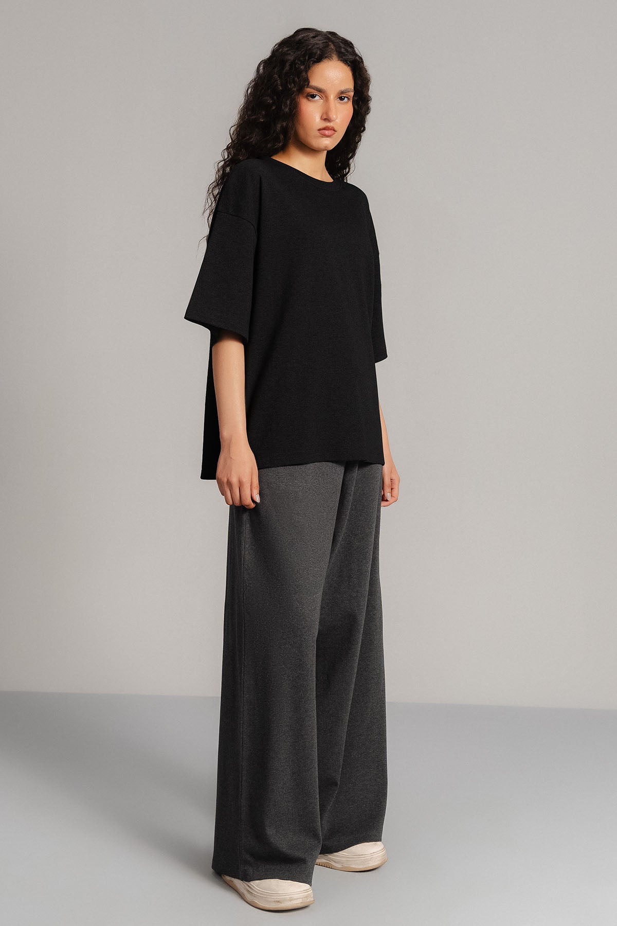 OVERSIZED - DOUBLE KNIT T-SHIRT LIGHT