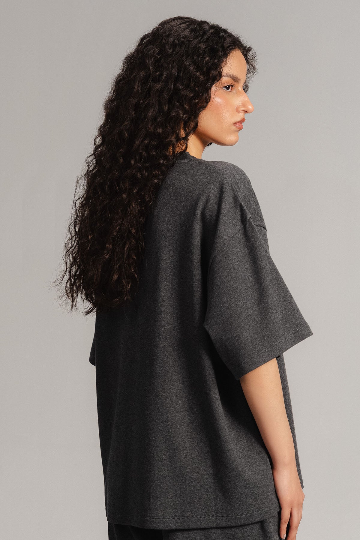 OVERSIZED - DOUBLE KNIT T-SHIRT LIGHT
