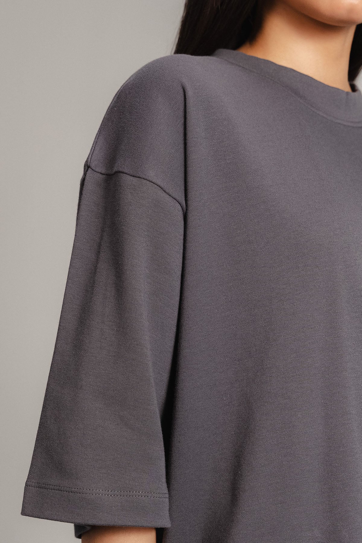 OVERSIZED INTERLOCK TEE