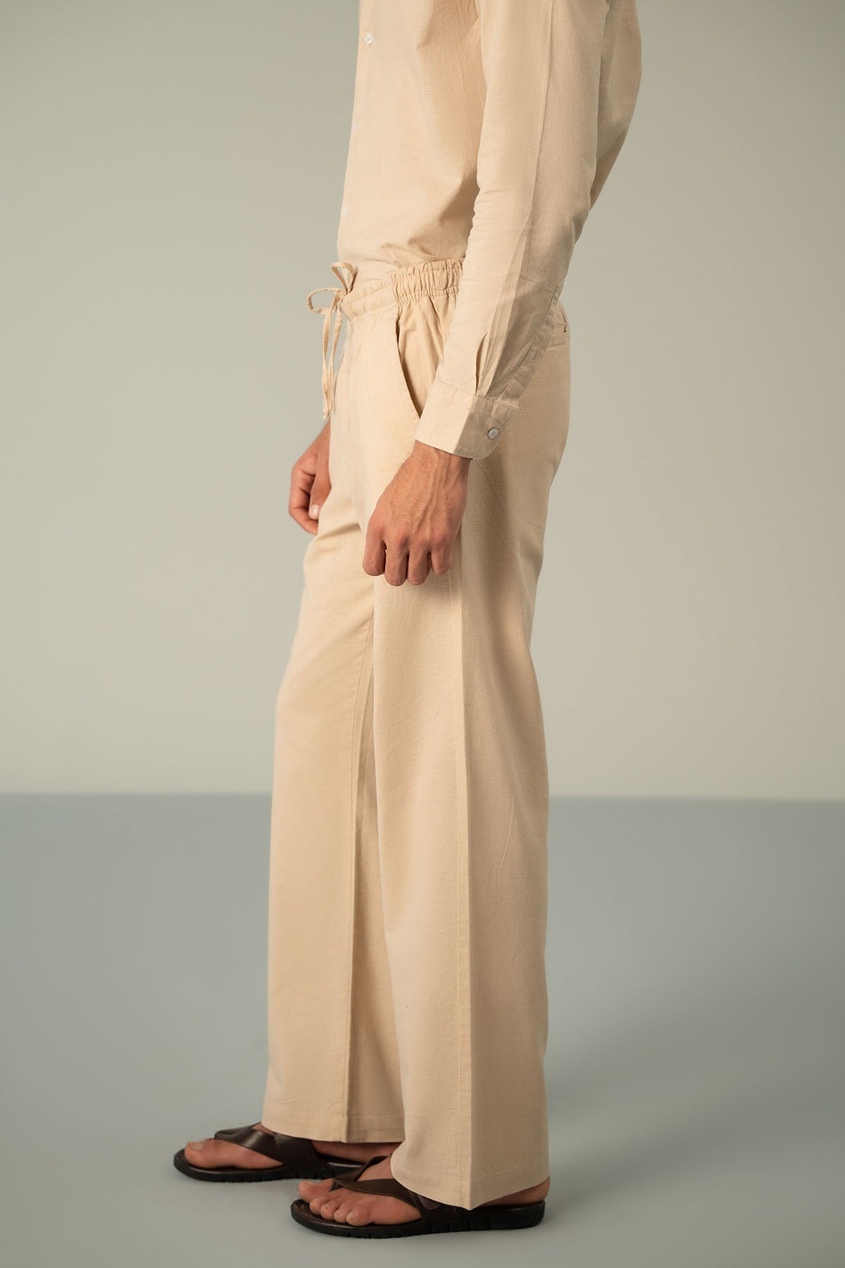 RELAXED LINEN PANTS
