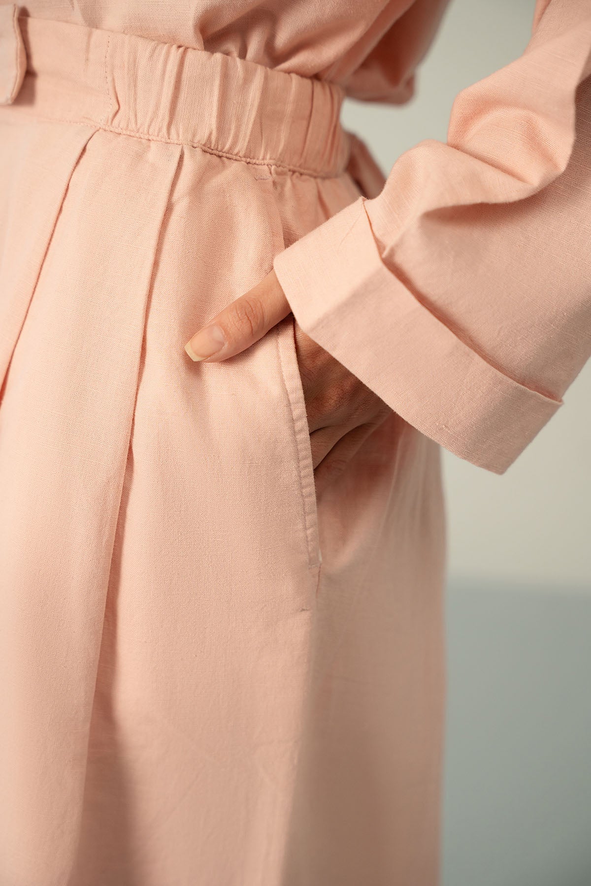 LINEN PALAZZO PANTS
