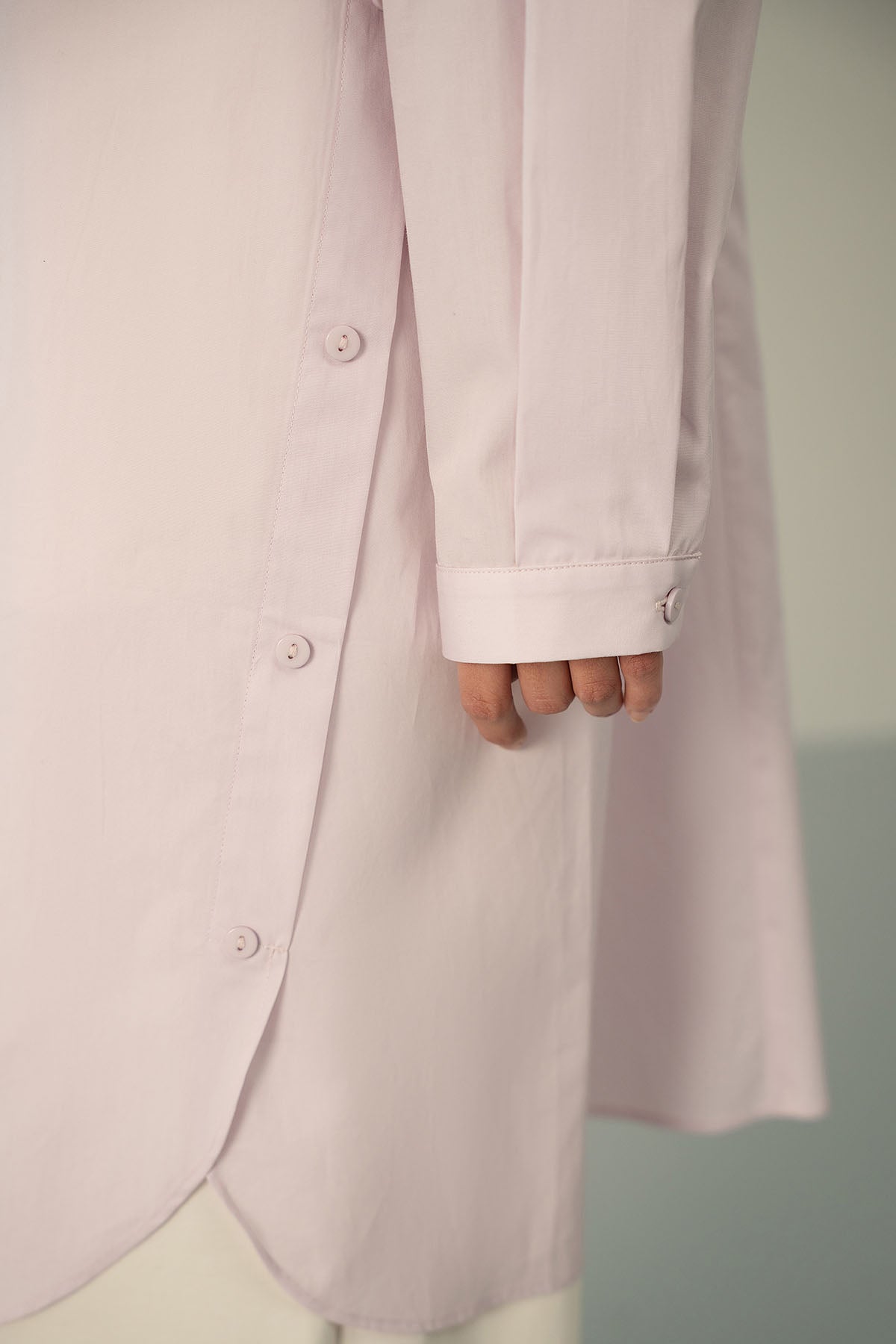 BUTTON DOWN LONG TUNIC