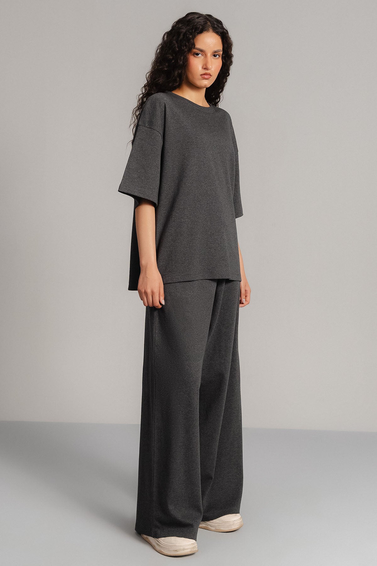 OVERSIZED - DOUBLE KNIT T-SHIRT LIGHT
