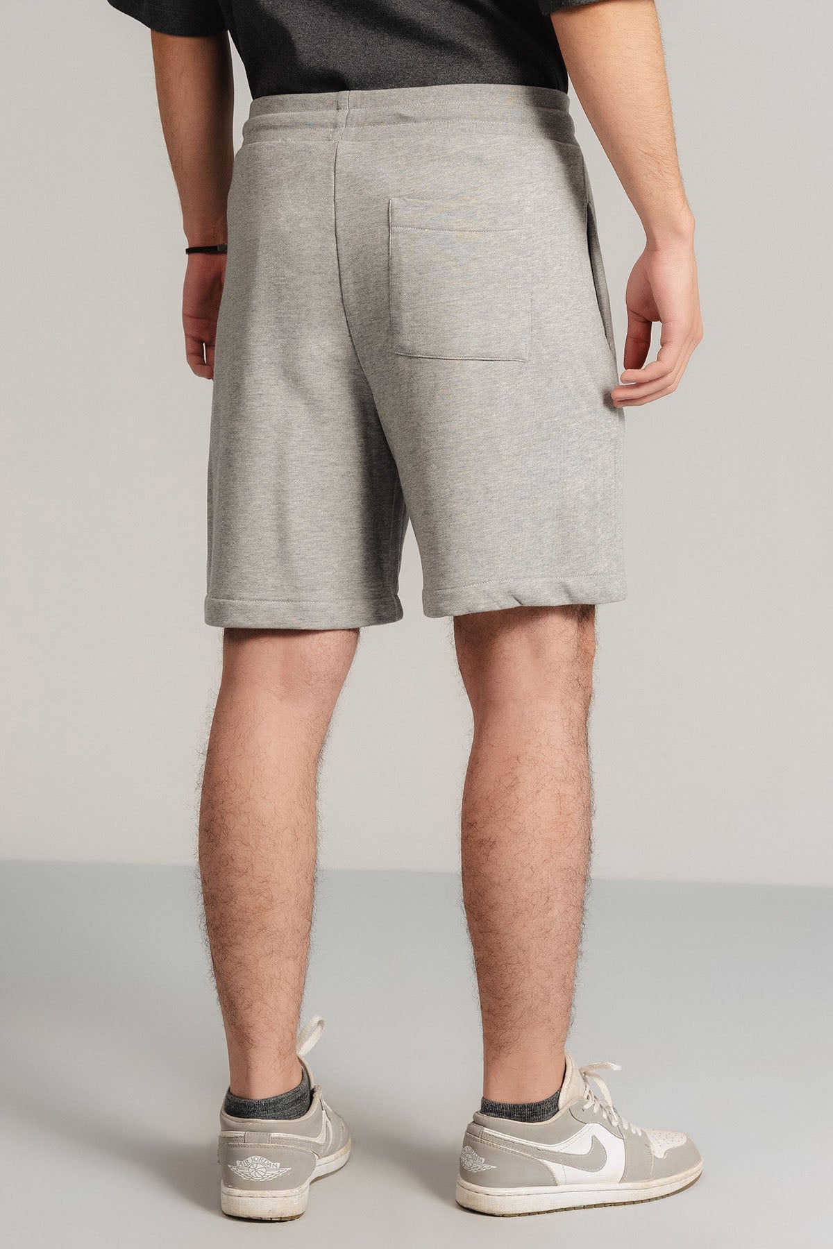 CASUAL DRAWSTRING TERRY SHORTS