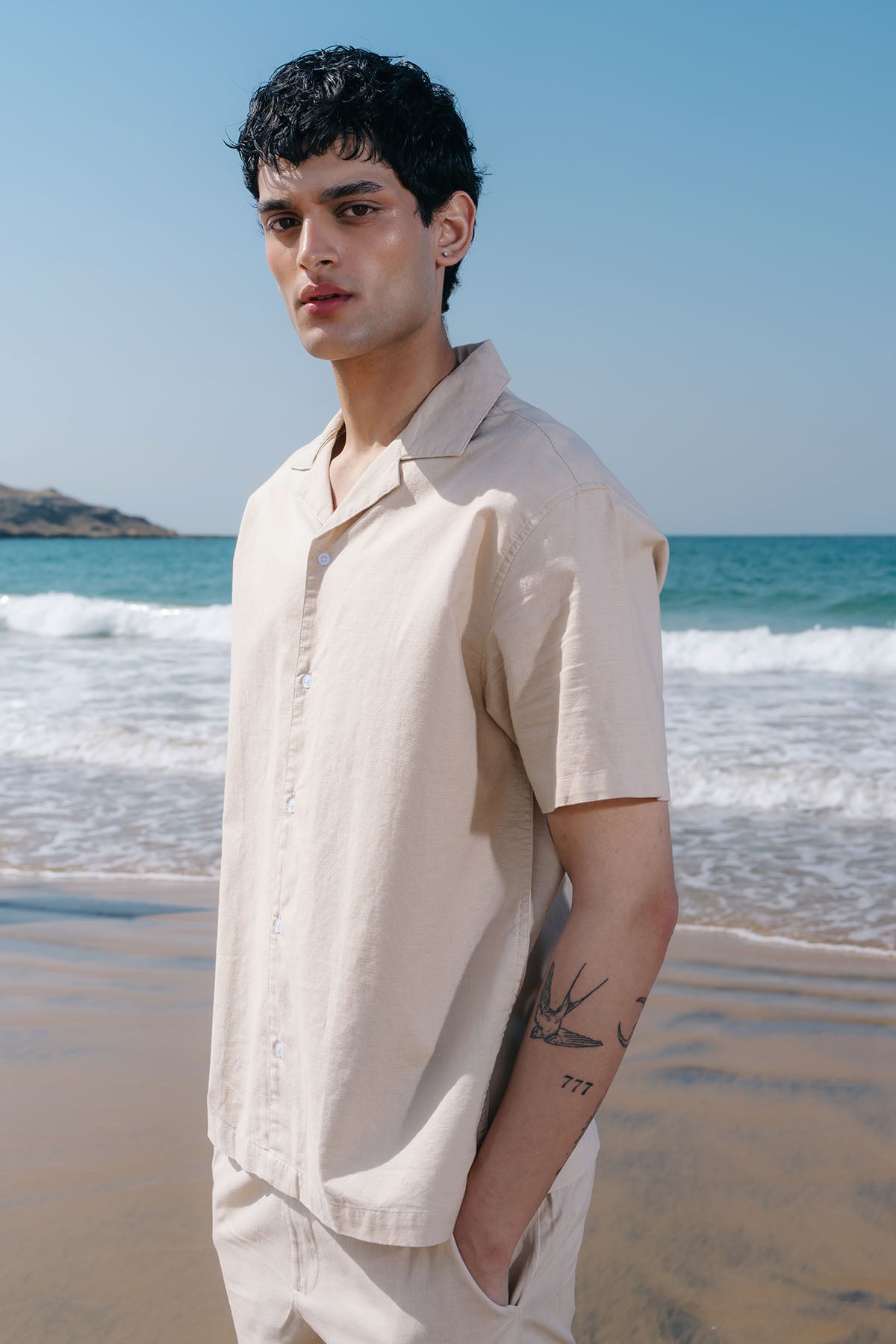 LINEN RESORT SHIRT