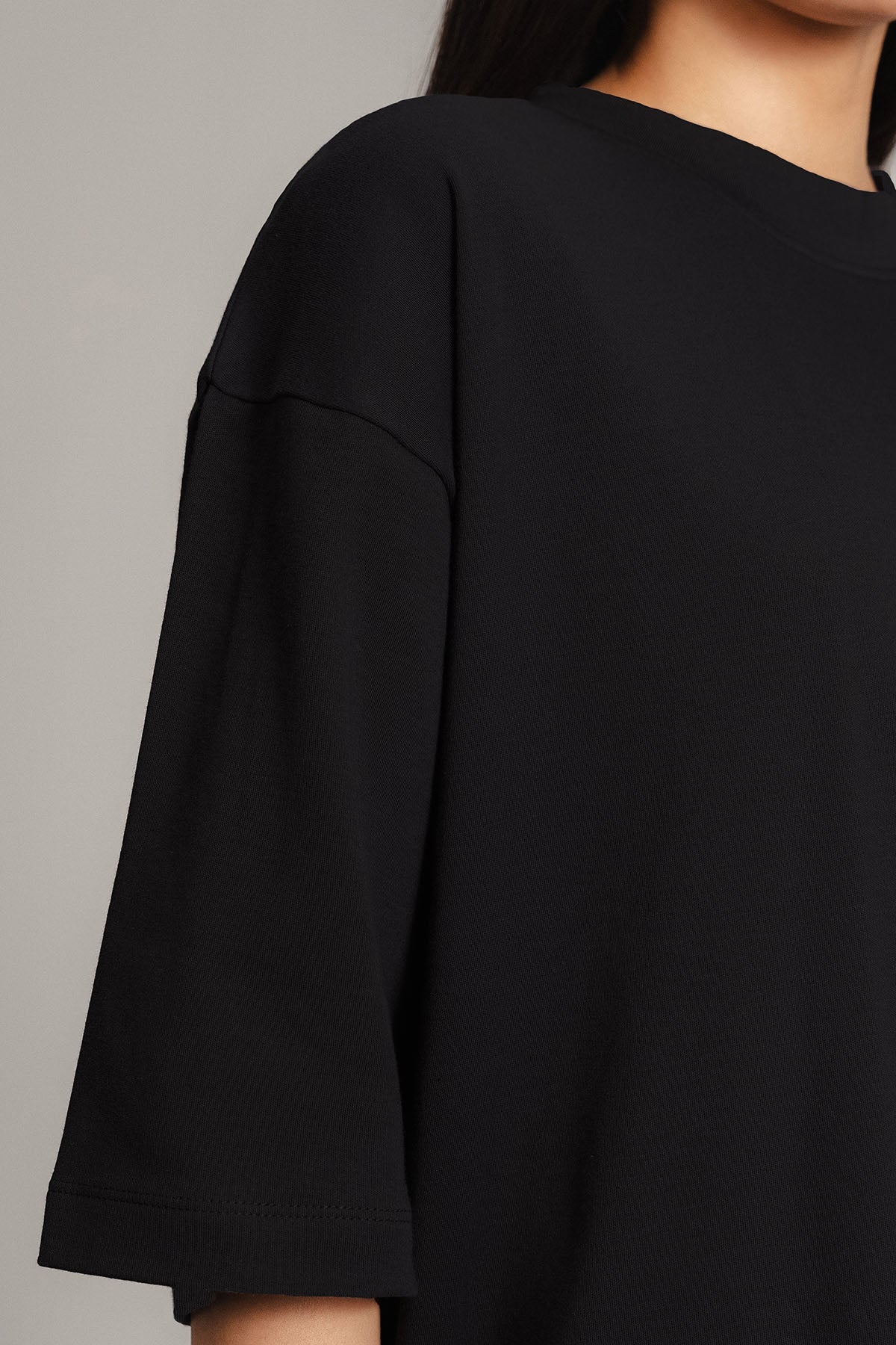 OVERSIZED INTERLOCK TEE