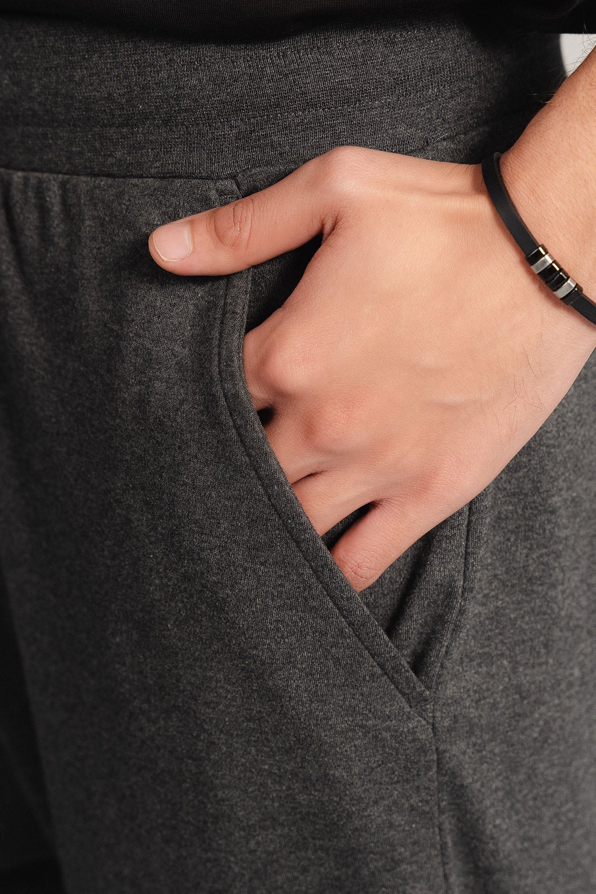WIDE SWEATPANTS - DOUBLE KNIT MEN LIGHT