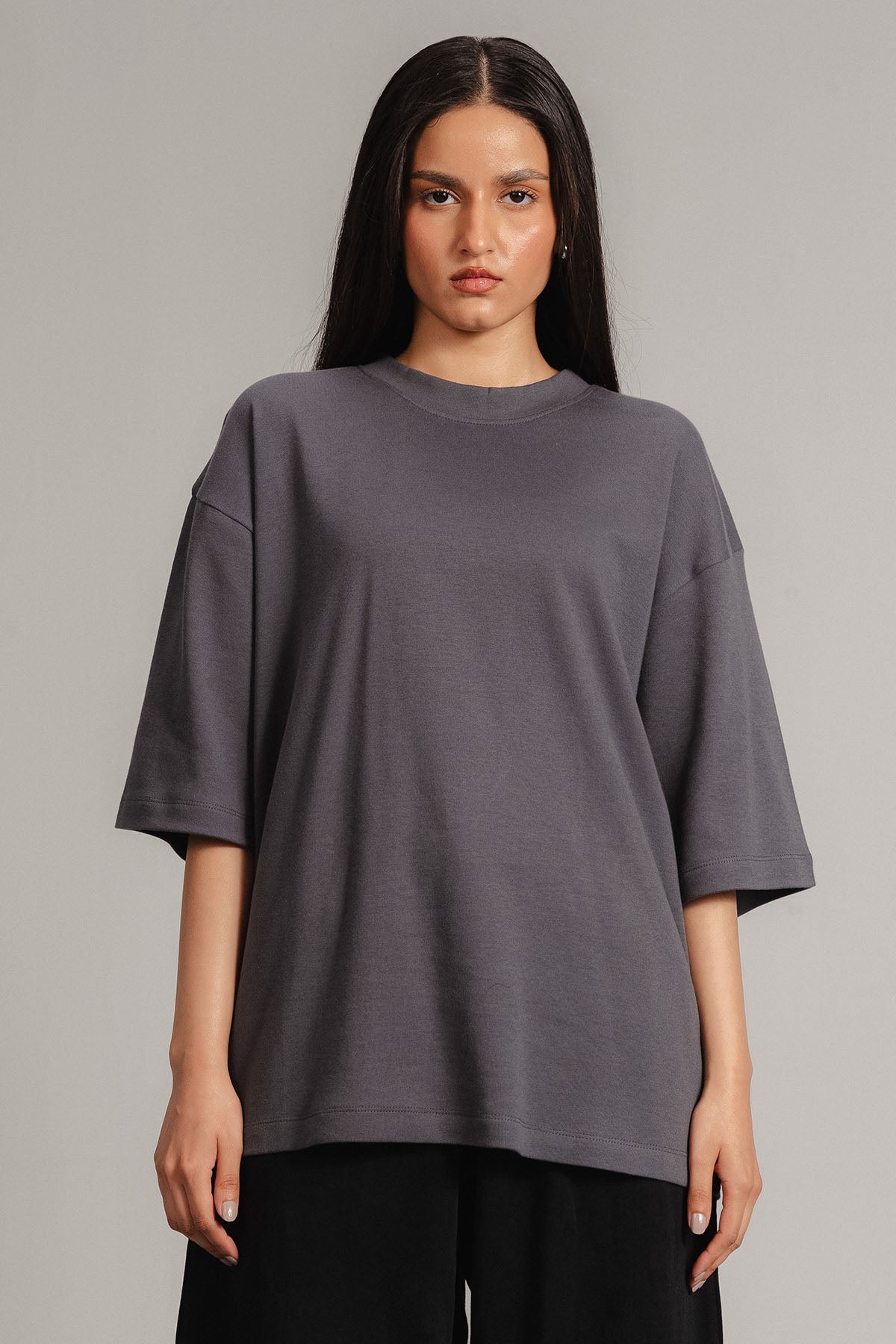 OVERSIZED INTERLOCK TEE